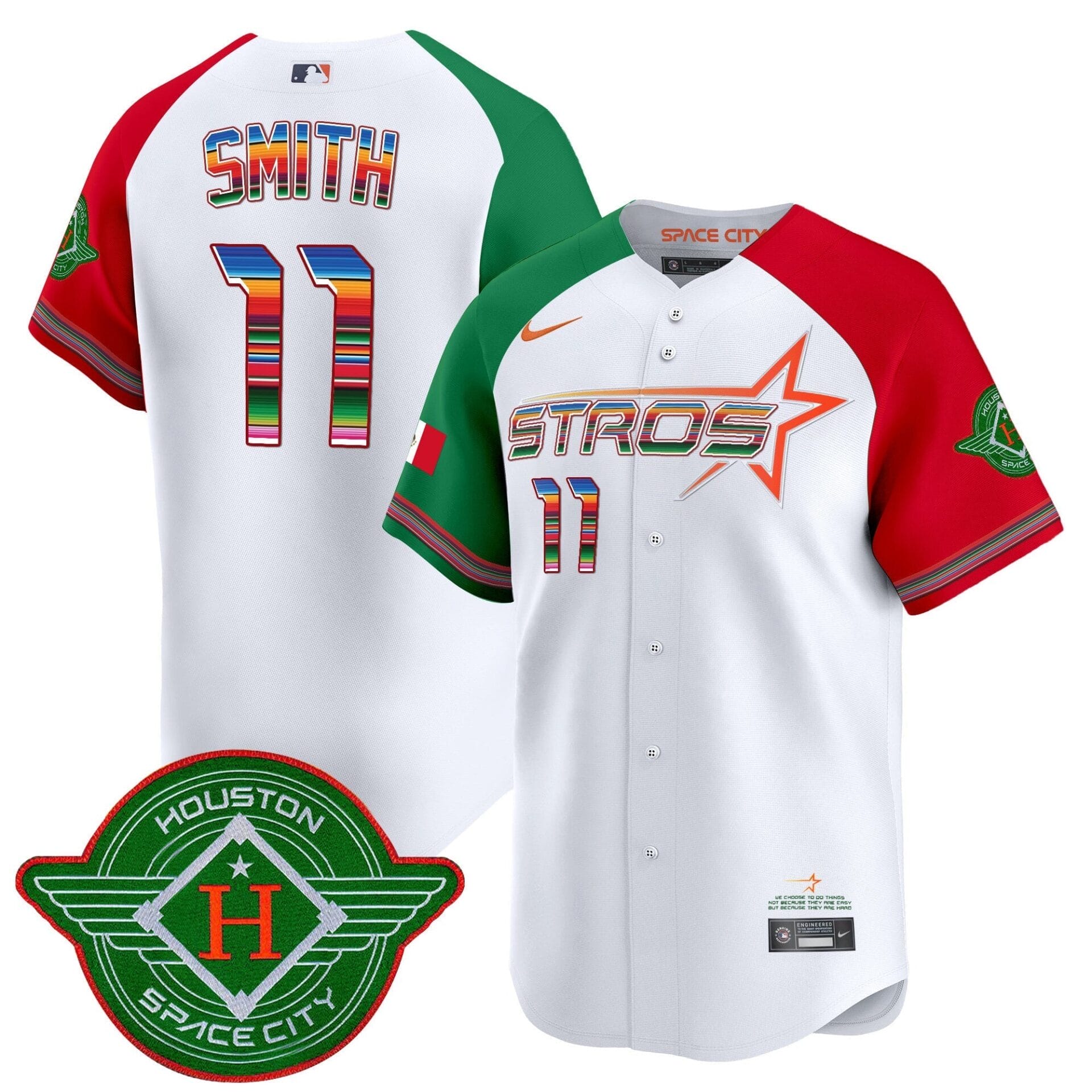 Astros 2025 City Connect Mexico Vapor Premier Limited Jersey - All Stitched - Image 53