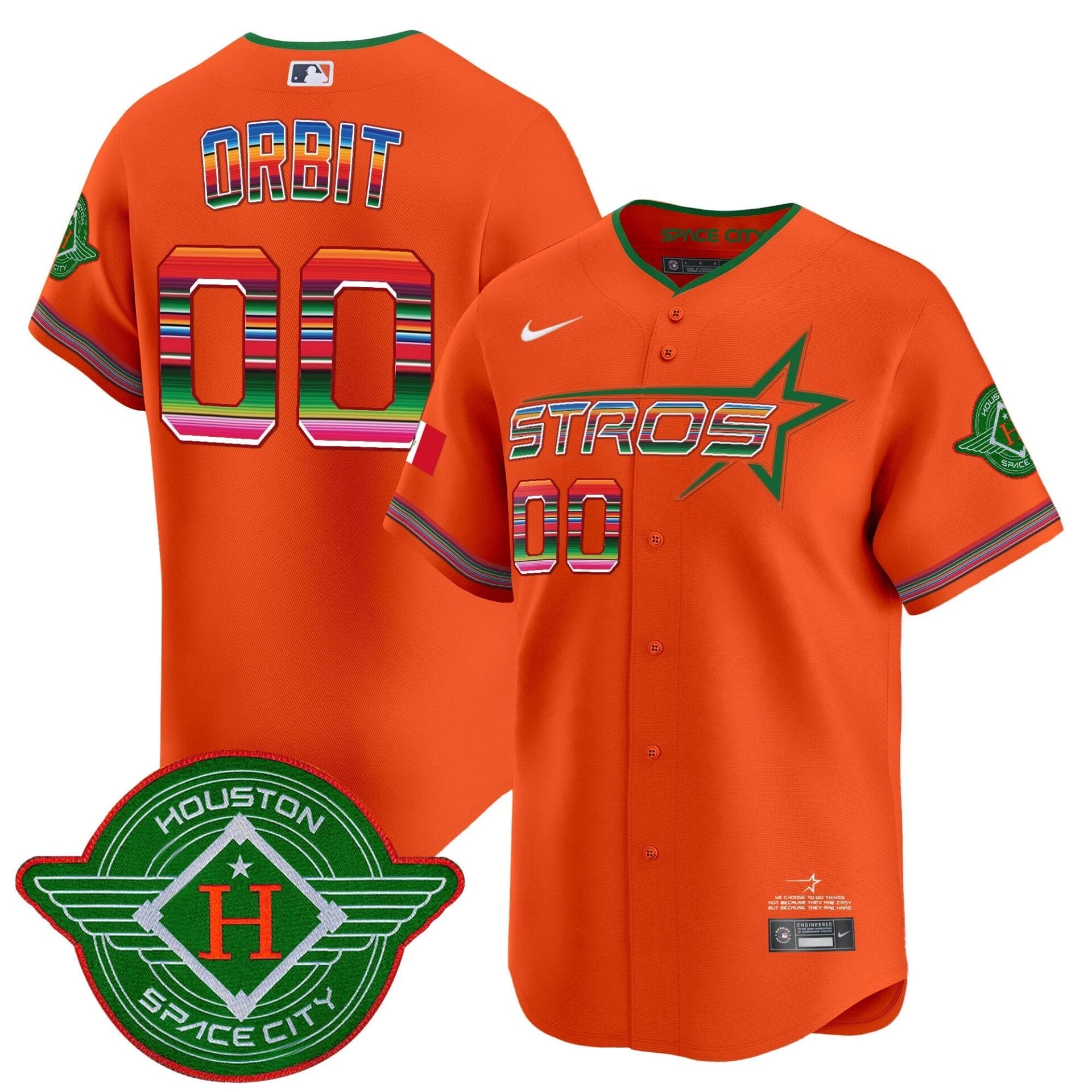 Astros 2025 City Connect Mexico Vapor Premier Limited Jersey - All Stitched - Image 23