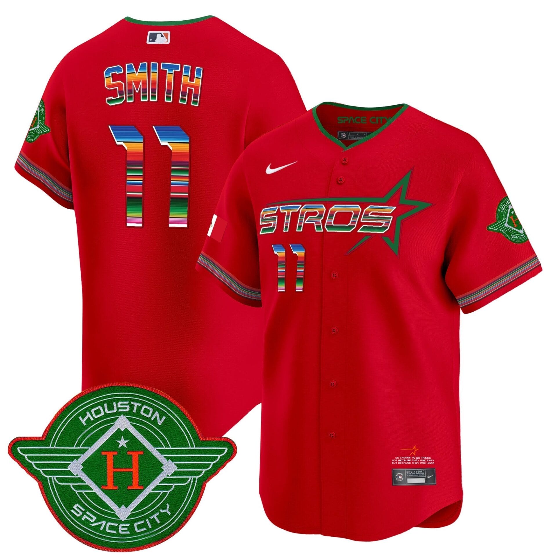 Astros 2025 City Connect Mexico Vapor Premier Limited Jersey - All Stitched - Image 44
