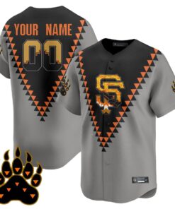 Custom San Francisco Giants Native American Heritage Jersey - All Stitched