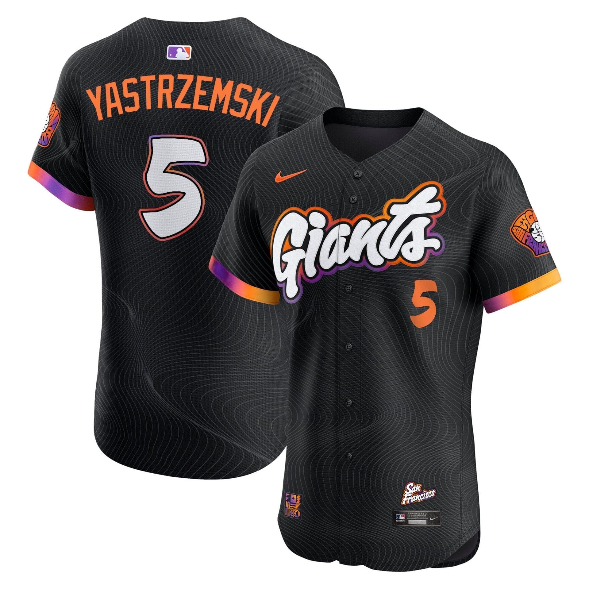 San Francisco Giants 2025 City Connect Vapor Premier Elite Jersey - All Stitched - Image 6