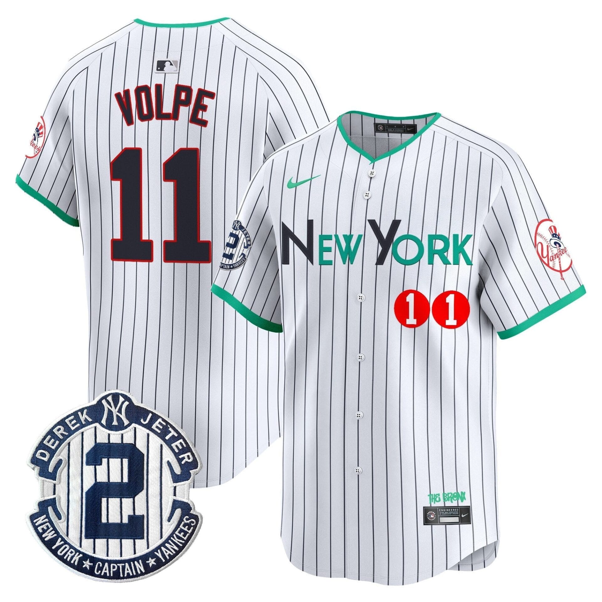 New York Yankees City Connect Vapor Premier Limited Jersey - All Stitched - Image 11