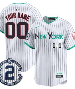 Alternative view of New York Yankees City Connect Vapor Premier Limited Custom Jersey - All Stitched