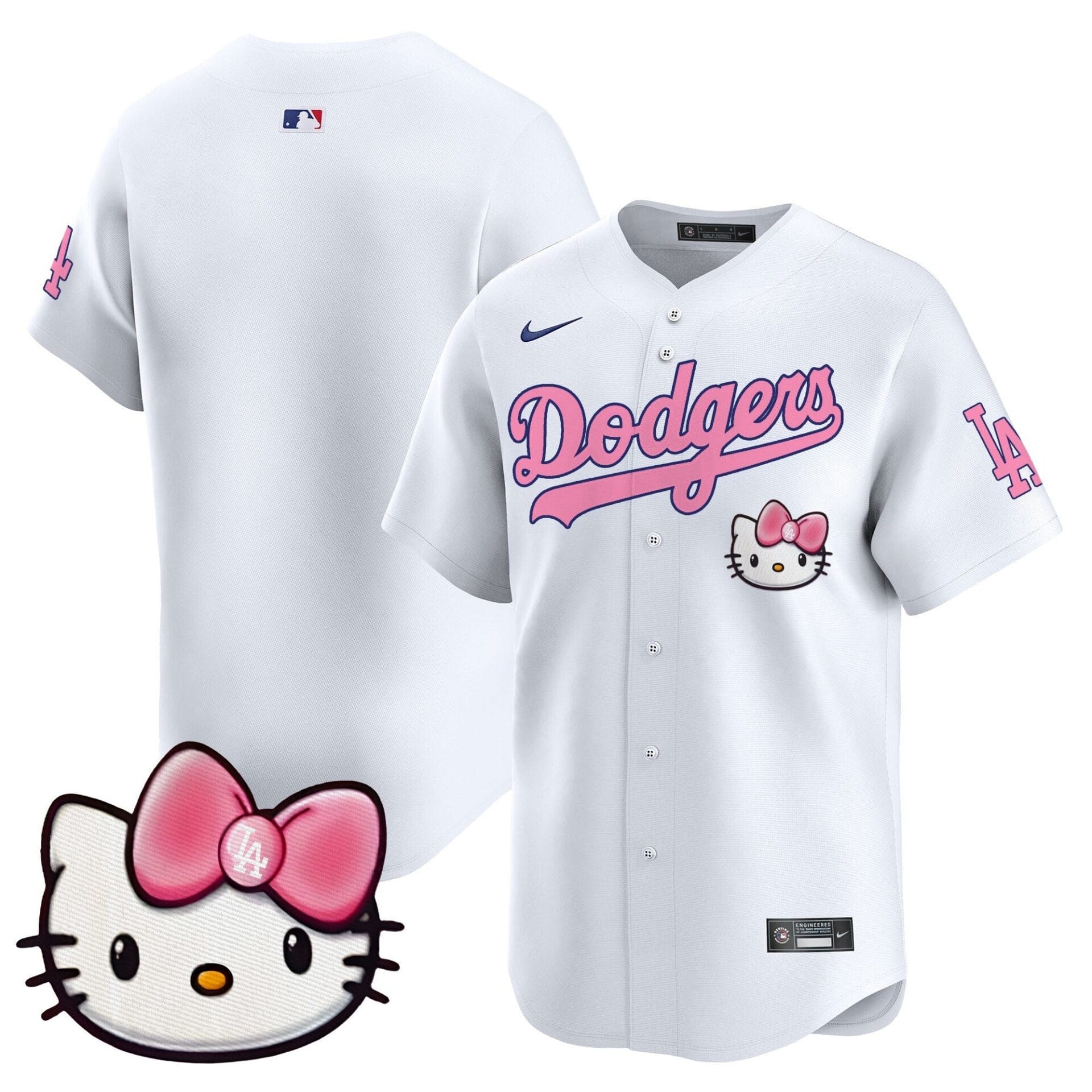 Dodgers 2025 Hello Kitty Vapor Premier Limited Jersey – All Stitched - Image 48
