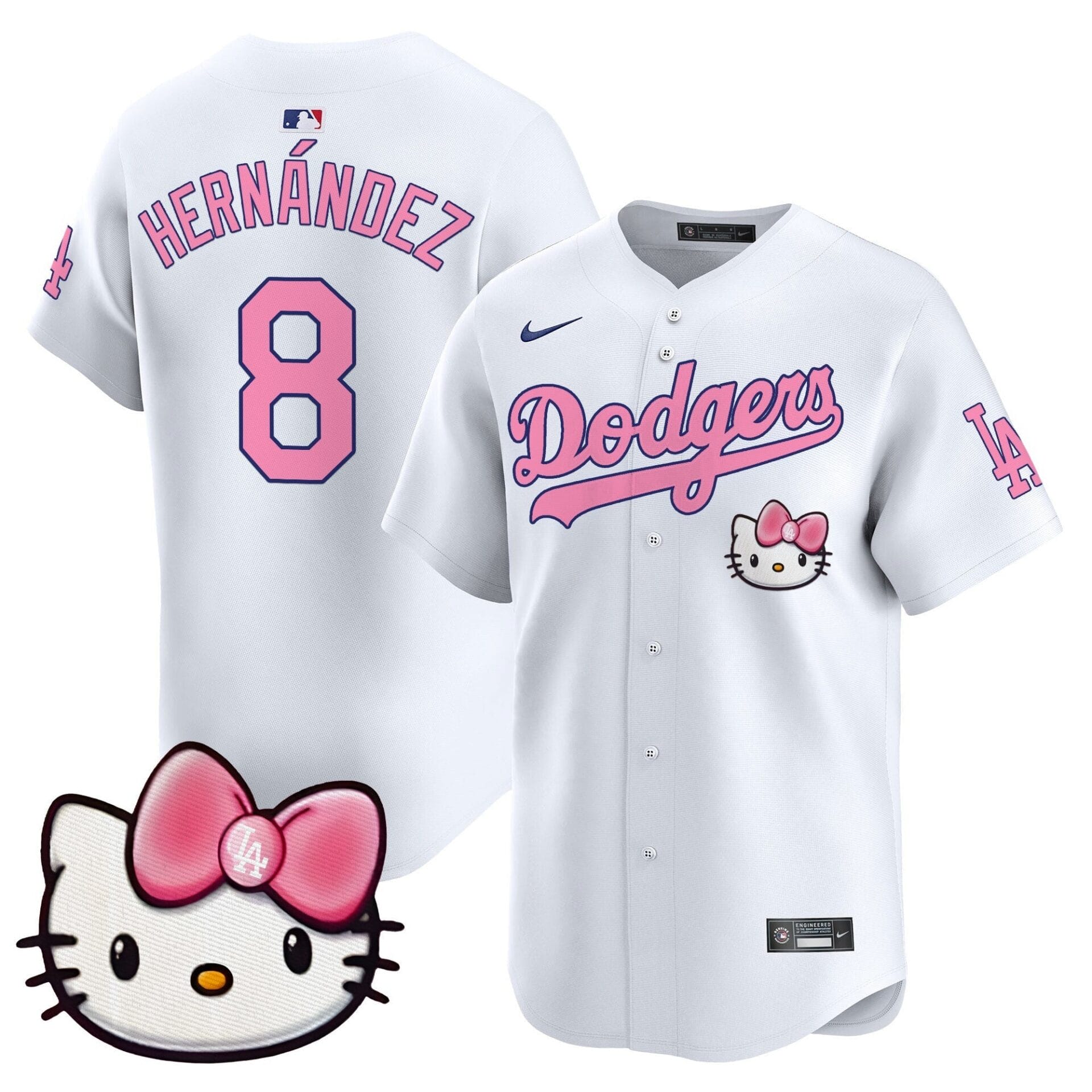 Dodgers 2025 Hello Kitty Vapor Premier Limited Jersey – All Stitched - Image 45