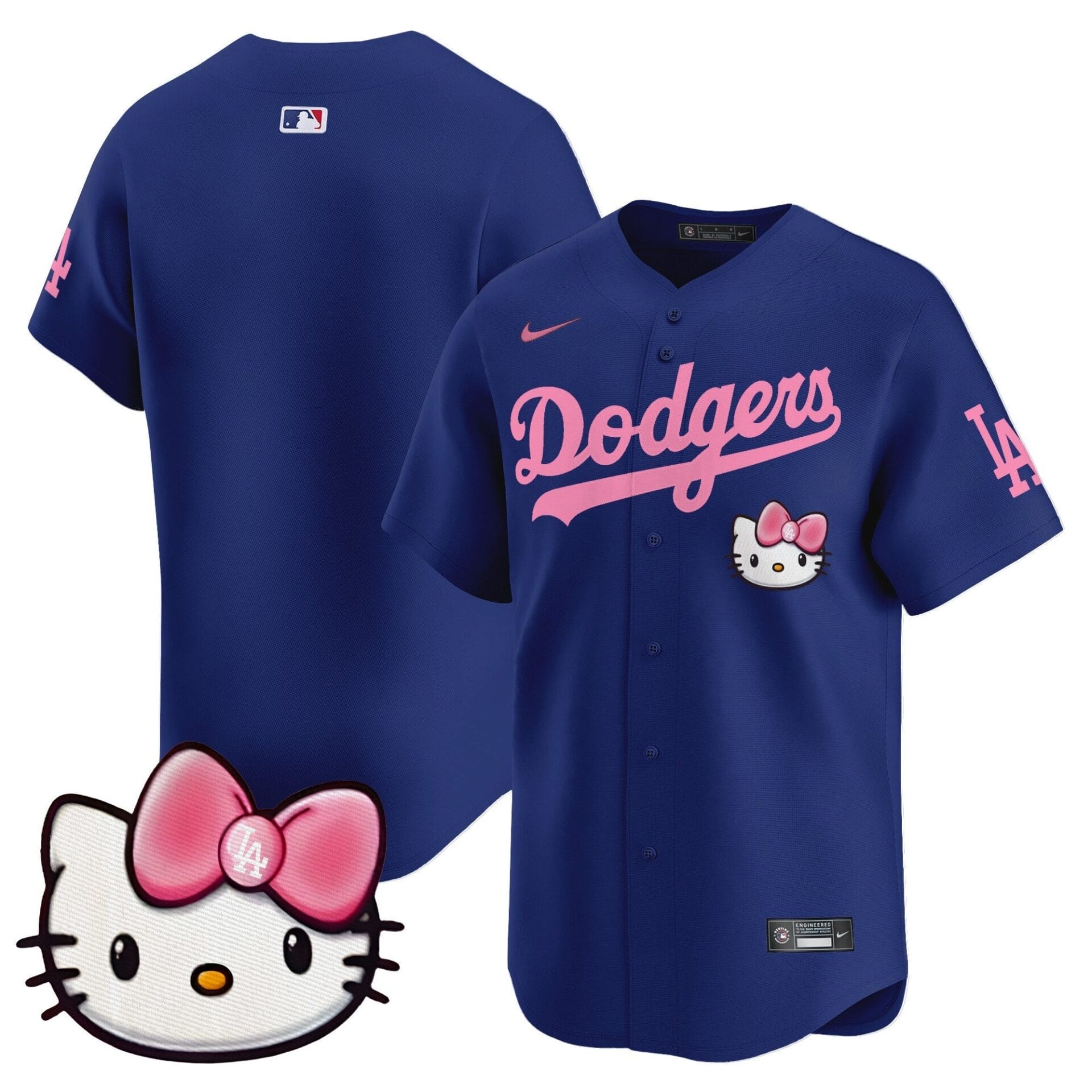 Dodgers 2025 Hello Kitty Vapor Premier Limited Jersey – All Stitched - Image 23
