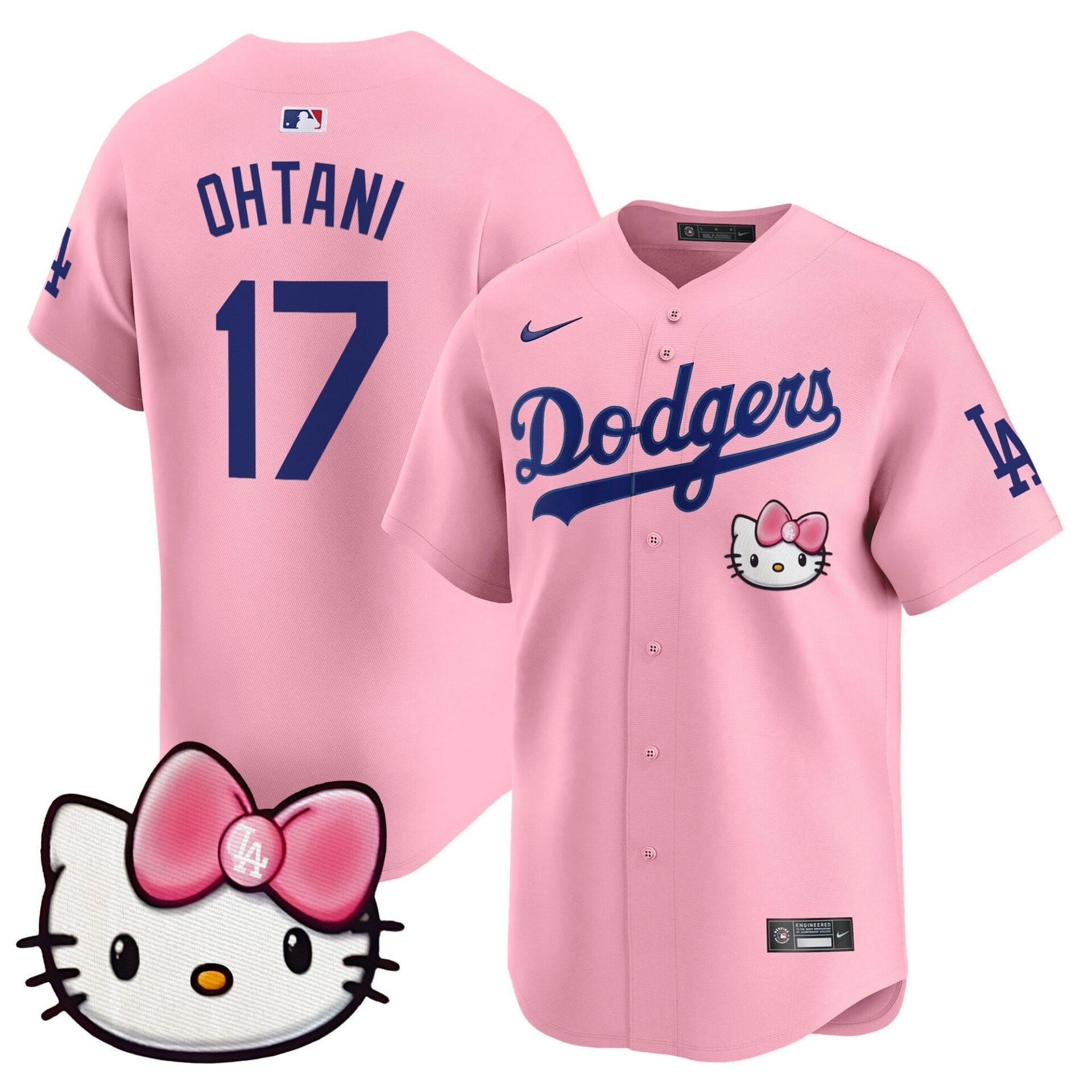 Dodgers 2025 Hello Kitty Vapor Premier Limited Jersey – All Stitched - Image 50