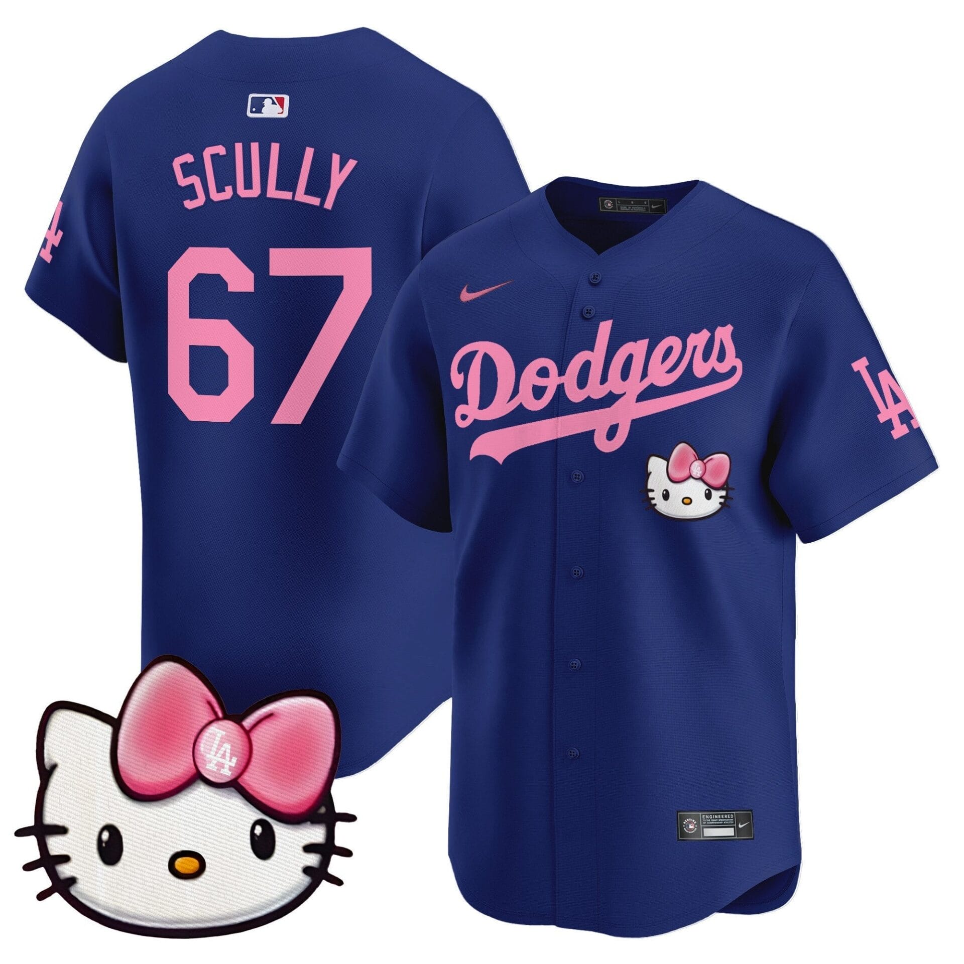 Dodgers 2025 Hello Kitty Vapor Premier Limited Jersey – All Stitched - Image 19