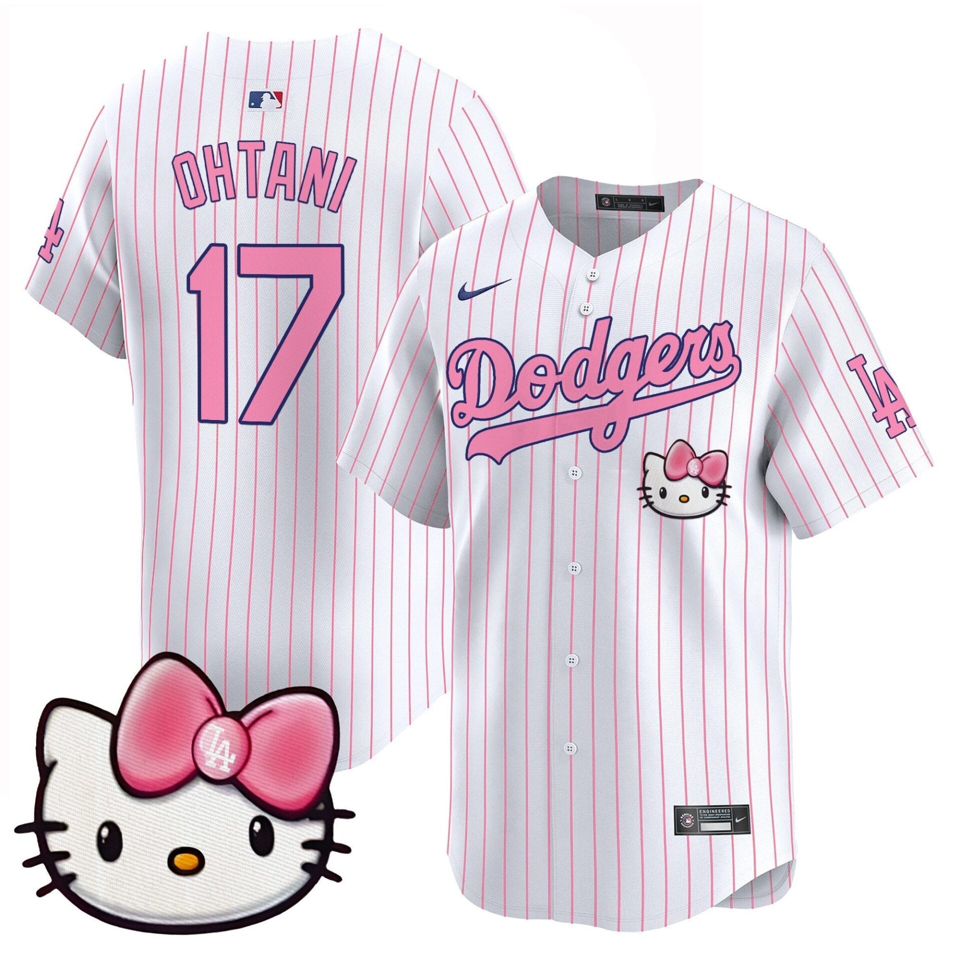 Dodgers 2025 Hello Kitty Vapor Premier Limited Jersey – All Stitched - Image 25