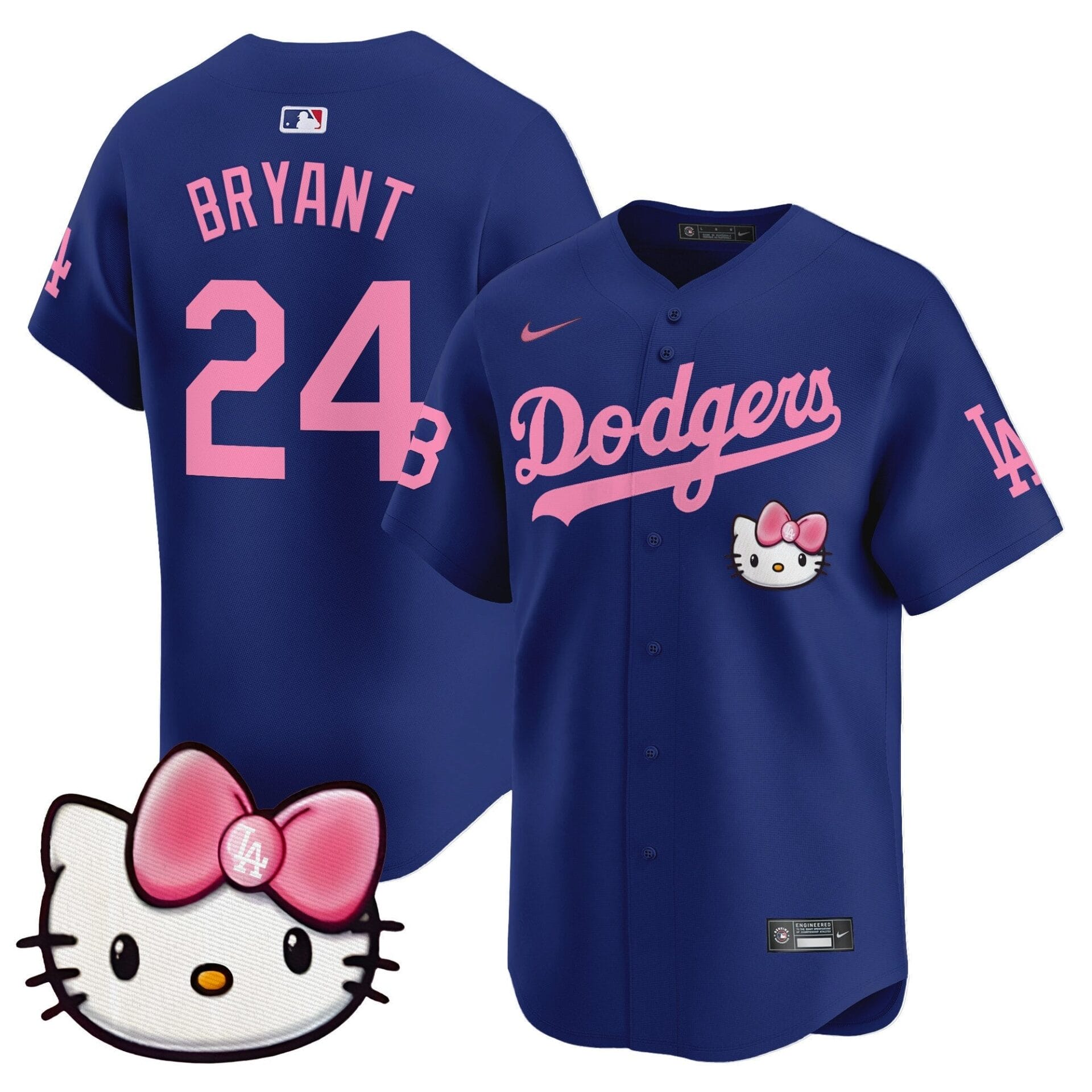 Dodgers 2025 Hello Kitty Vapor Premier Limited Jersey – All Stitched - Image 18