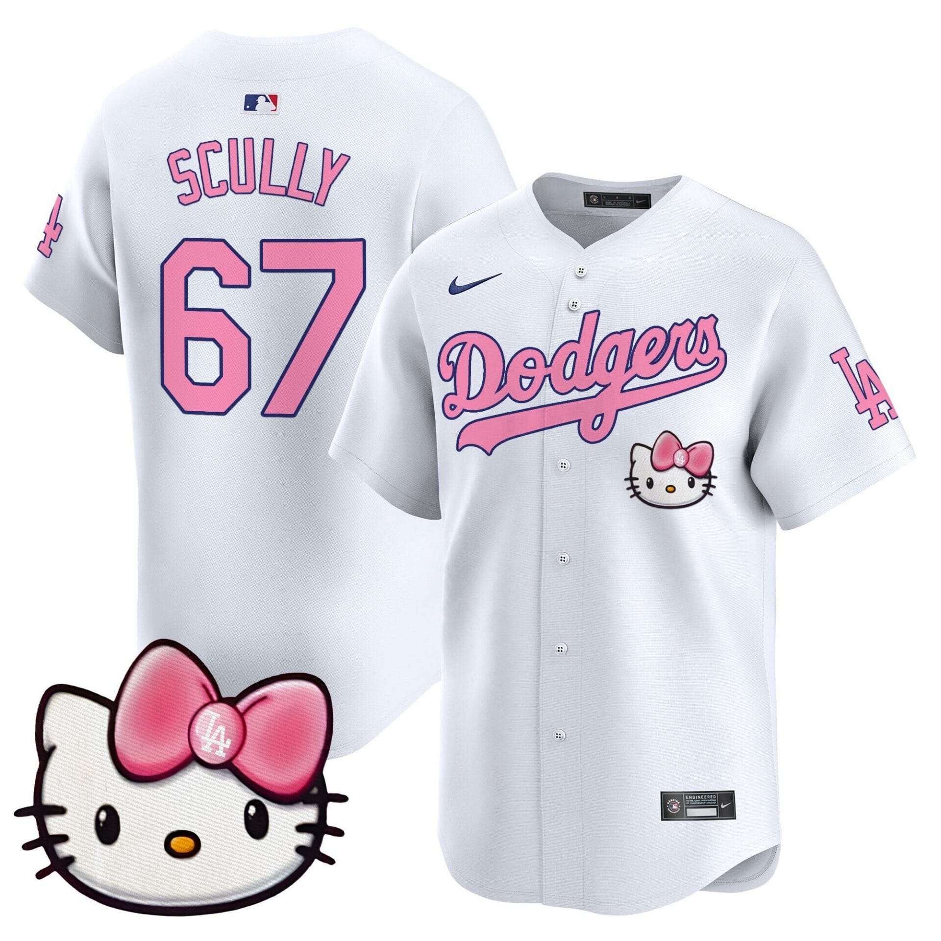 Dodgers 2025 Hello Kitty Vapor Premier Limited Jersey – All Stitched - Image 44