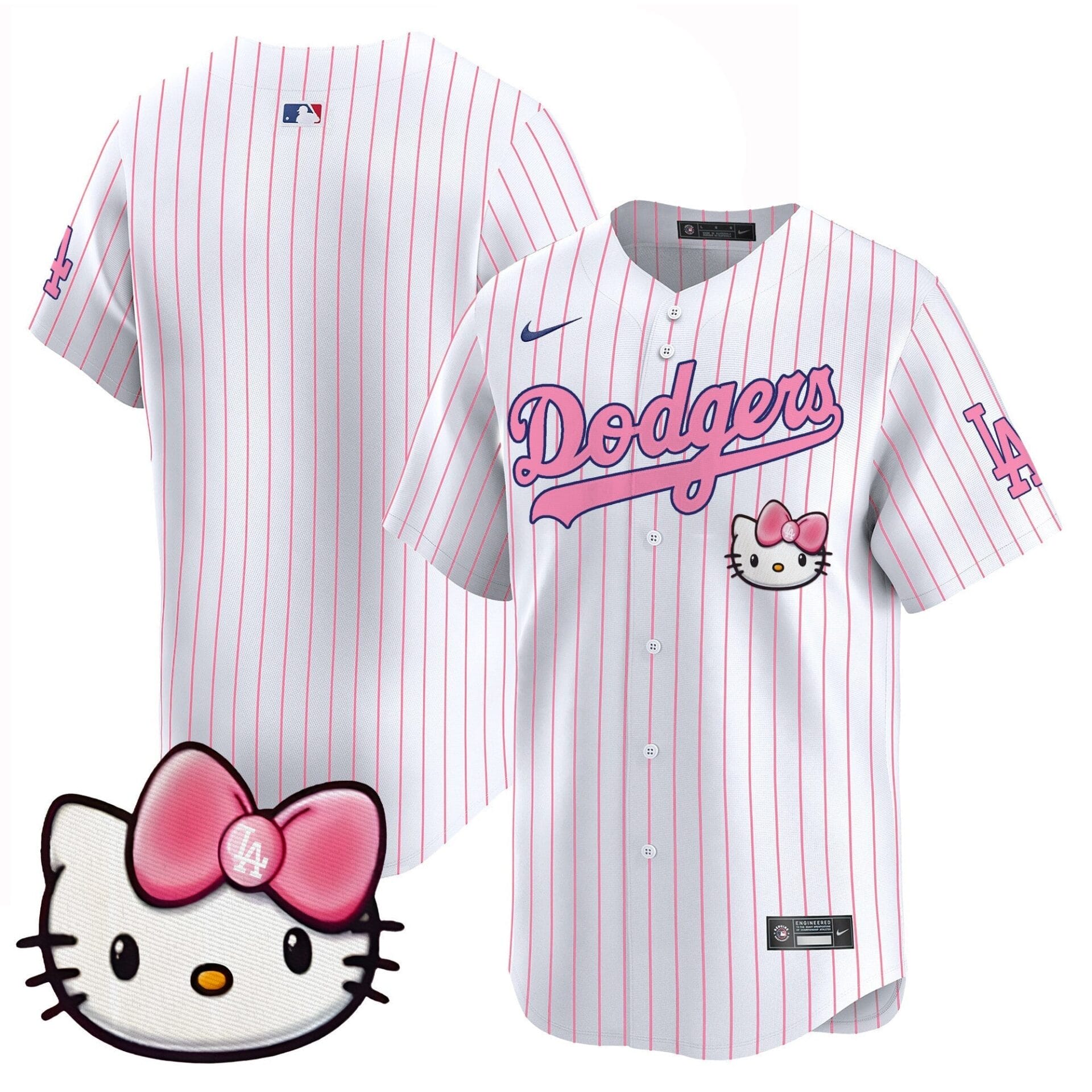 Dodgers 2025 Hello Kitty Vapor Premier Limited Jersey – All Stitched - Image 36