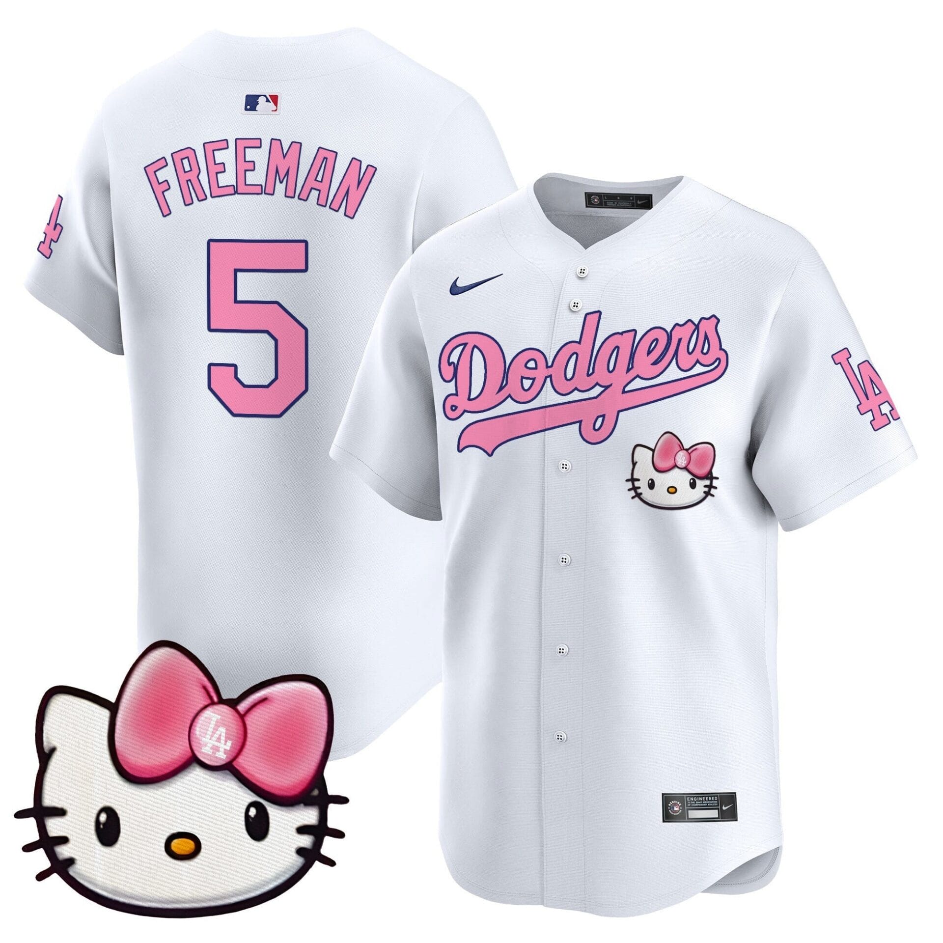 Dodgers 2025 Hello Kitty Vapor Premier Limited Jersey – All Stitched - Image 41