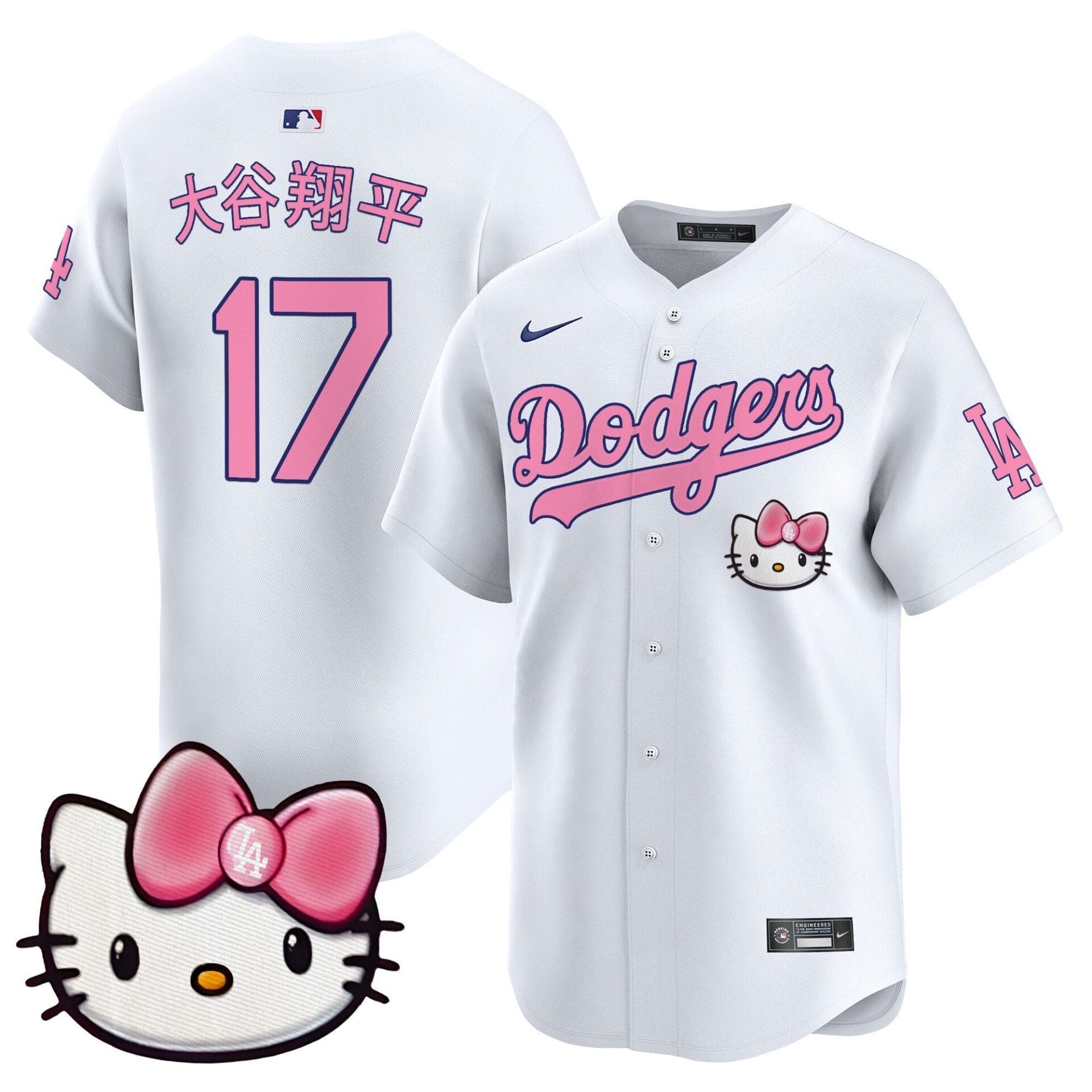 Dodgers 2025 Hello Kitty Vapor Premier Limited Jersey – All Stitched - Image 46