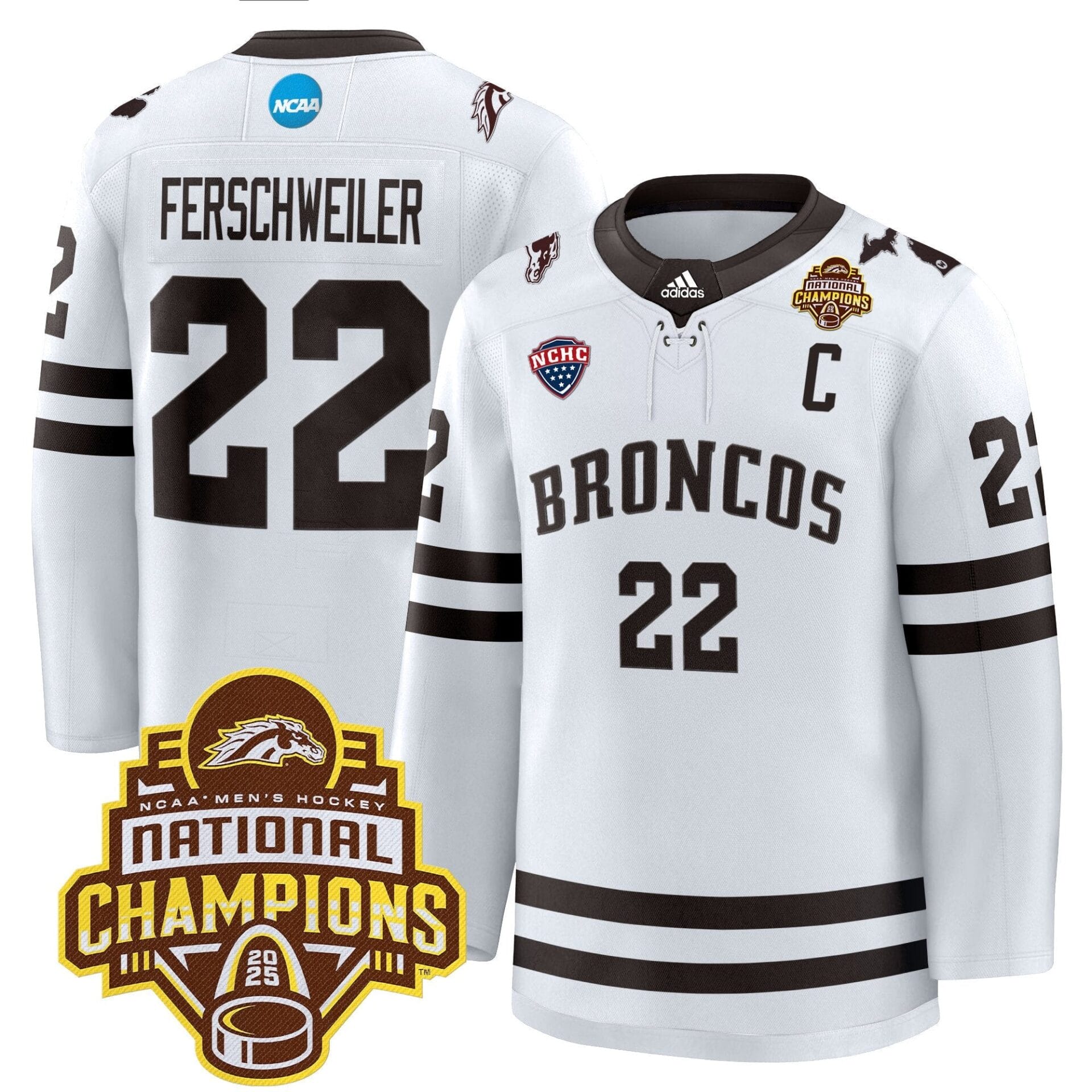 Western Michigan Broncos 2025 National Champions Patch Premium Jersey - All Stitched - Image 4