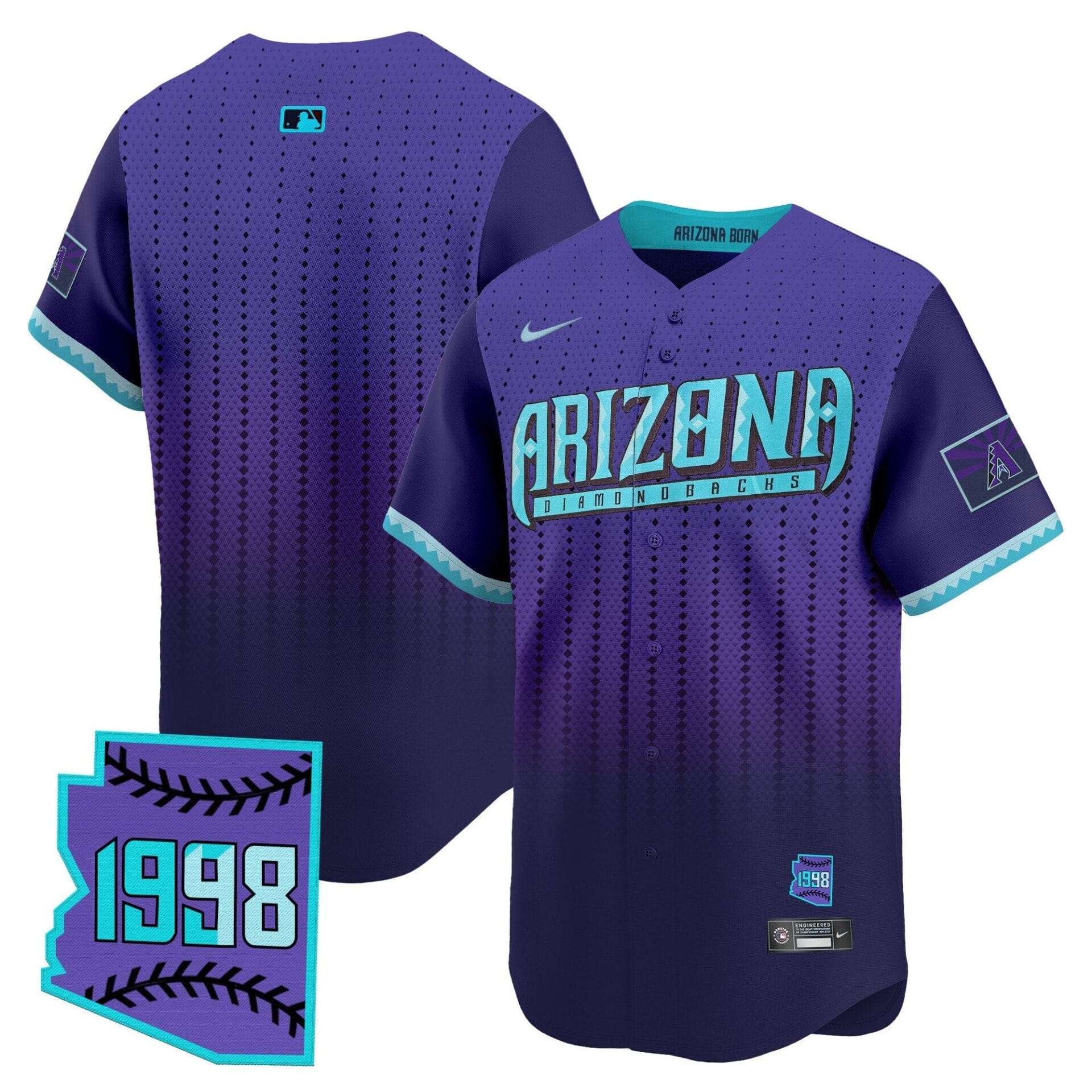 Arizona Diamondbacks 2025 City Connect Vapor Premier Limited Jersey - Stitched - Image 9