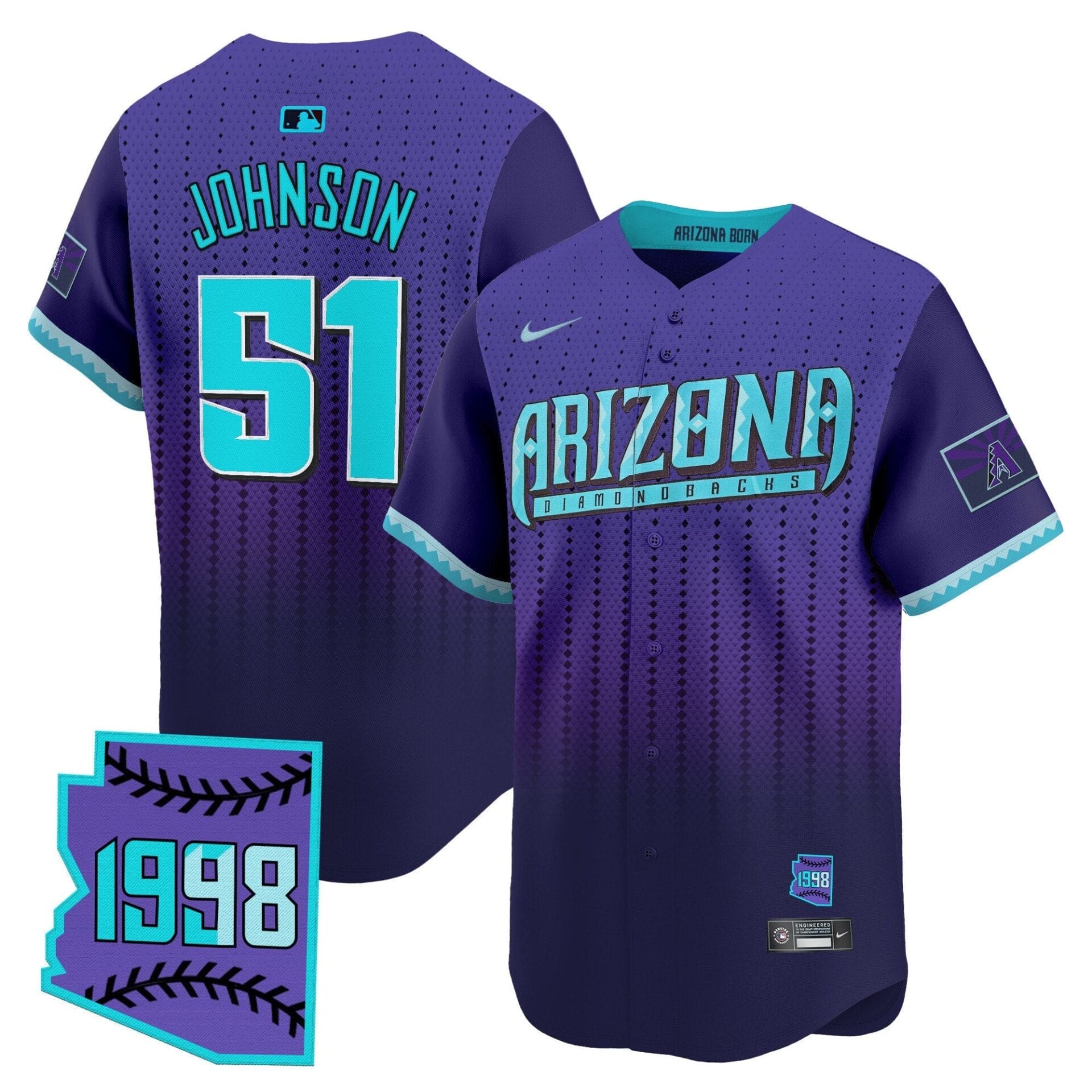 Arizona Diamondbacks 2025 City Connect Vapor Premier Limited Jersey - Stitched - Image 7