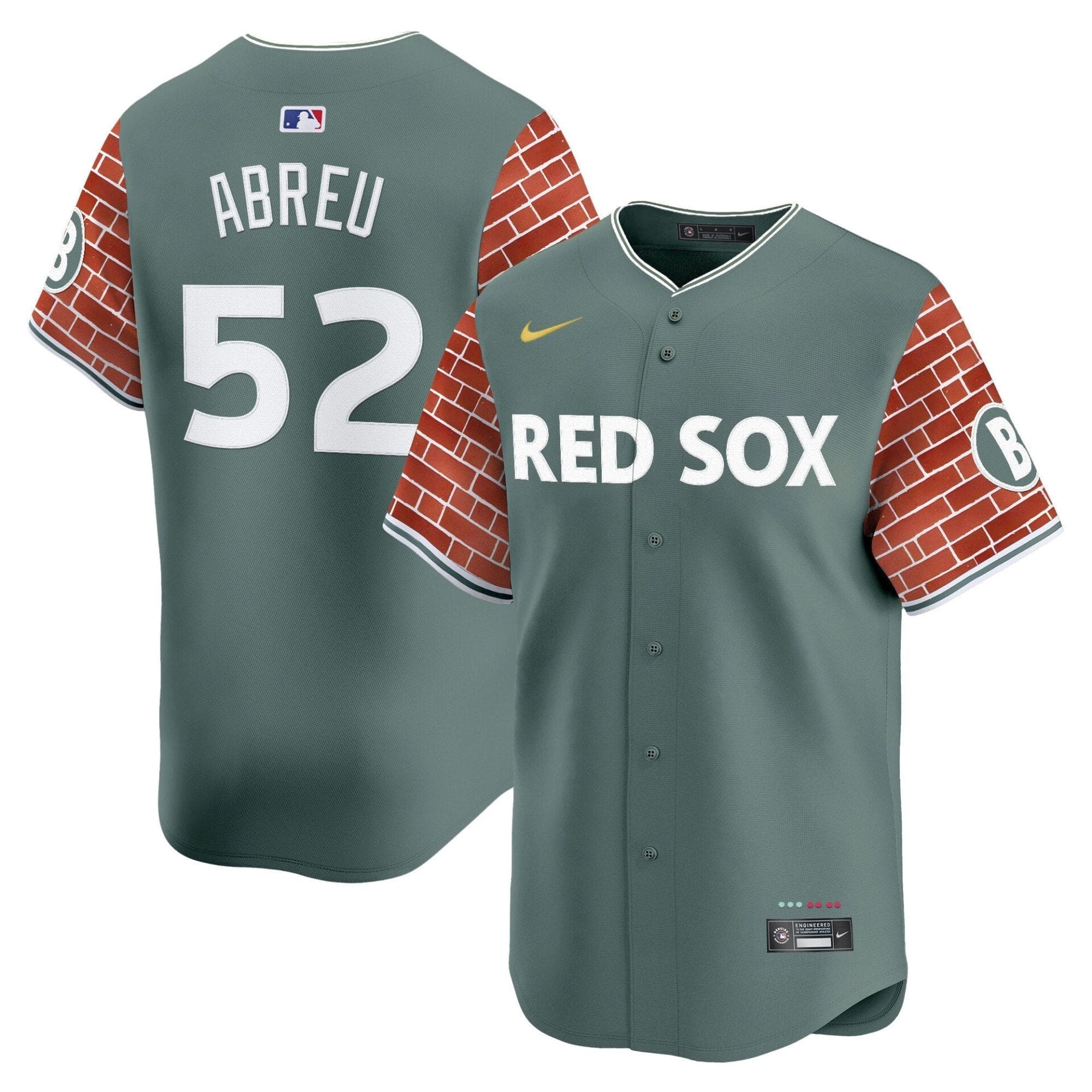 Boston Red Sox 2025 Fenway Red Brick Style Vapor Premier Limited Jersey - Stitched