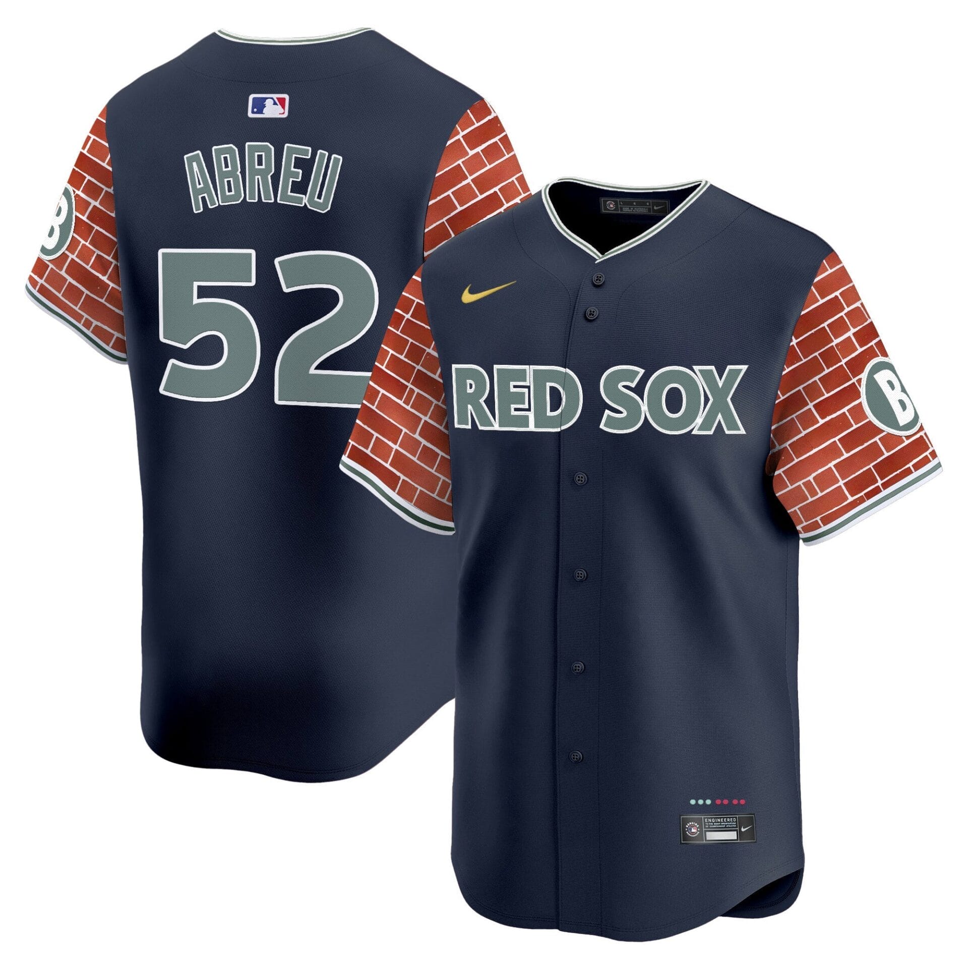 Boston Red Sox 2025 Fenway Red Brick Style Vapor Premier Limited Jersey - Stitched - Image 10