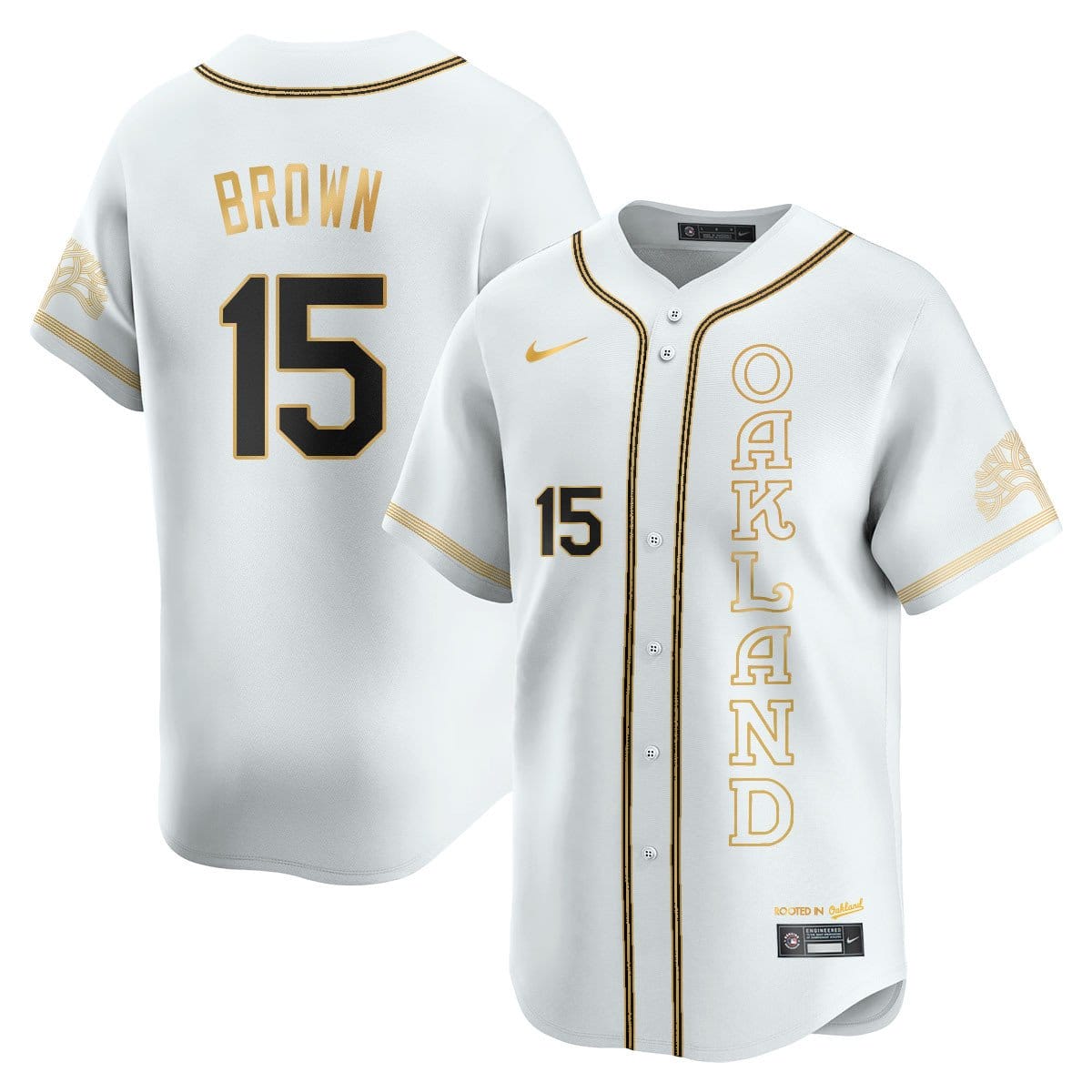 Oakland Athletics City Connect Concept Jersey - All Stitched - Image 2