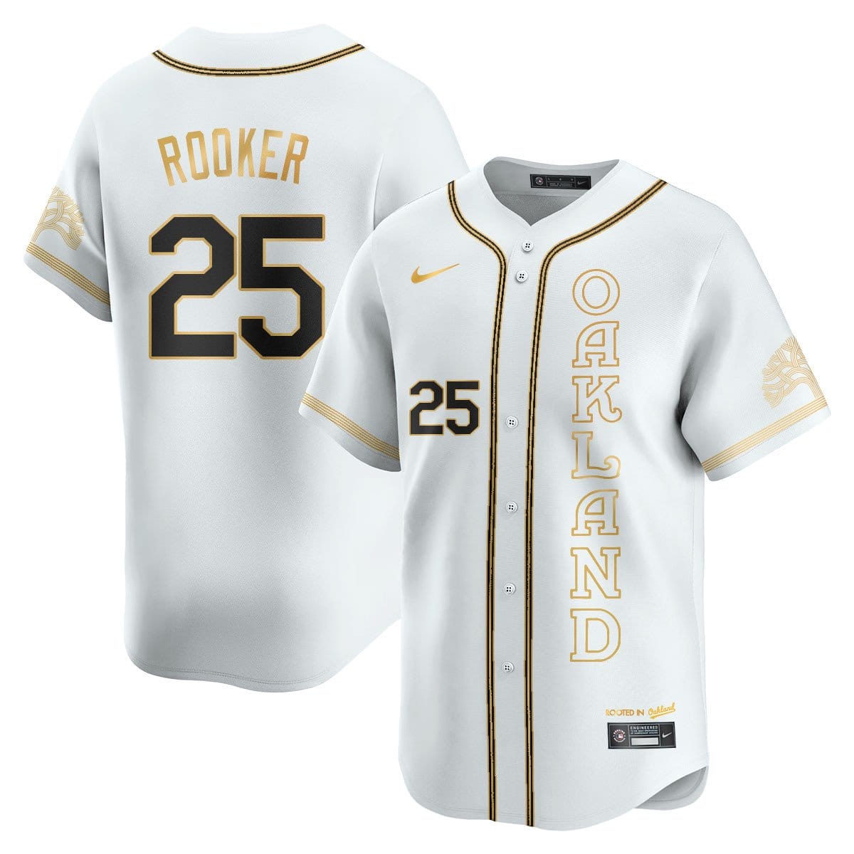 Oakland Athletics City Connect Concept Jersey - All Stitched - Image 16