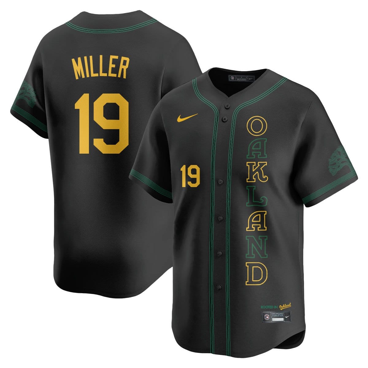 Oakland Athletics City Connect Concept Jersey - All Stitched - Image 23