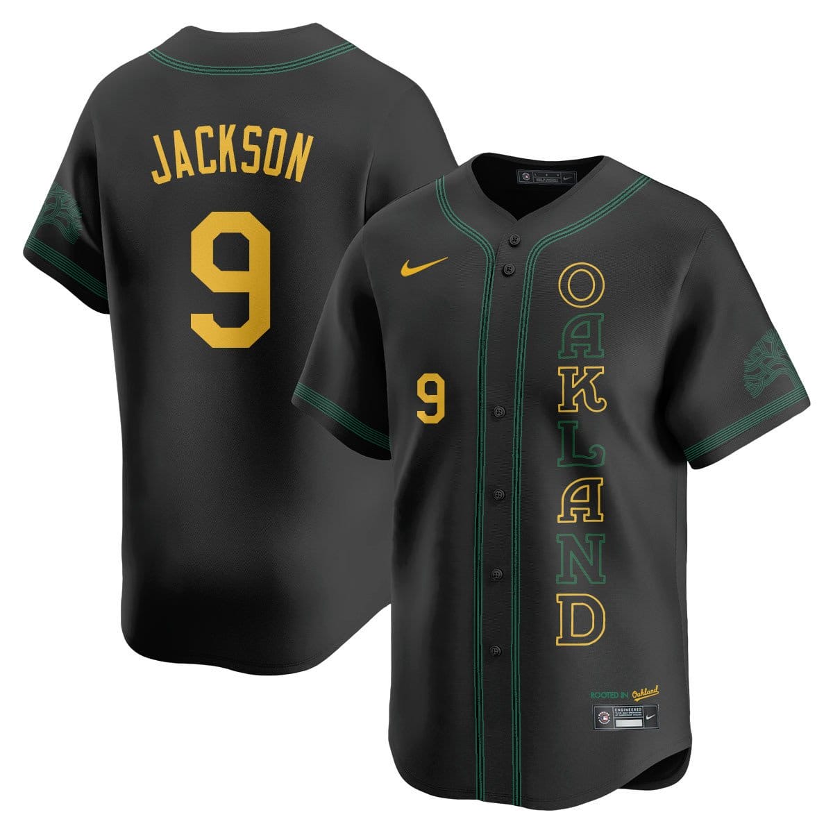 Oakland Athletics City Connect Concept Jersey - All Stitched - Image 24