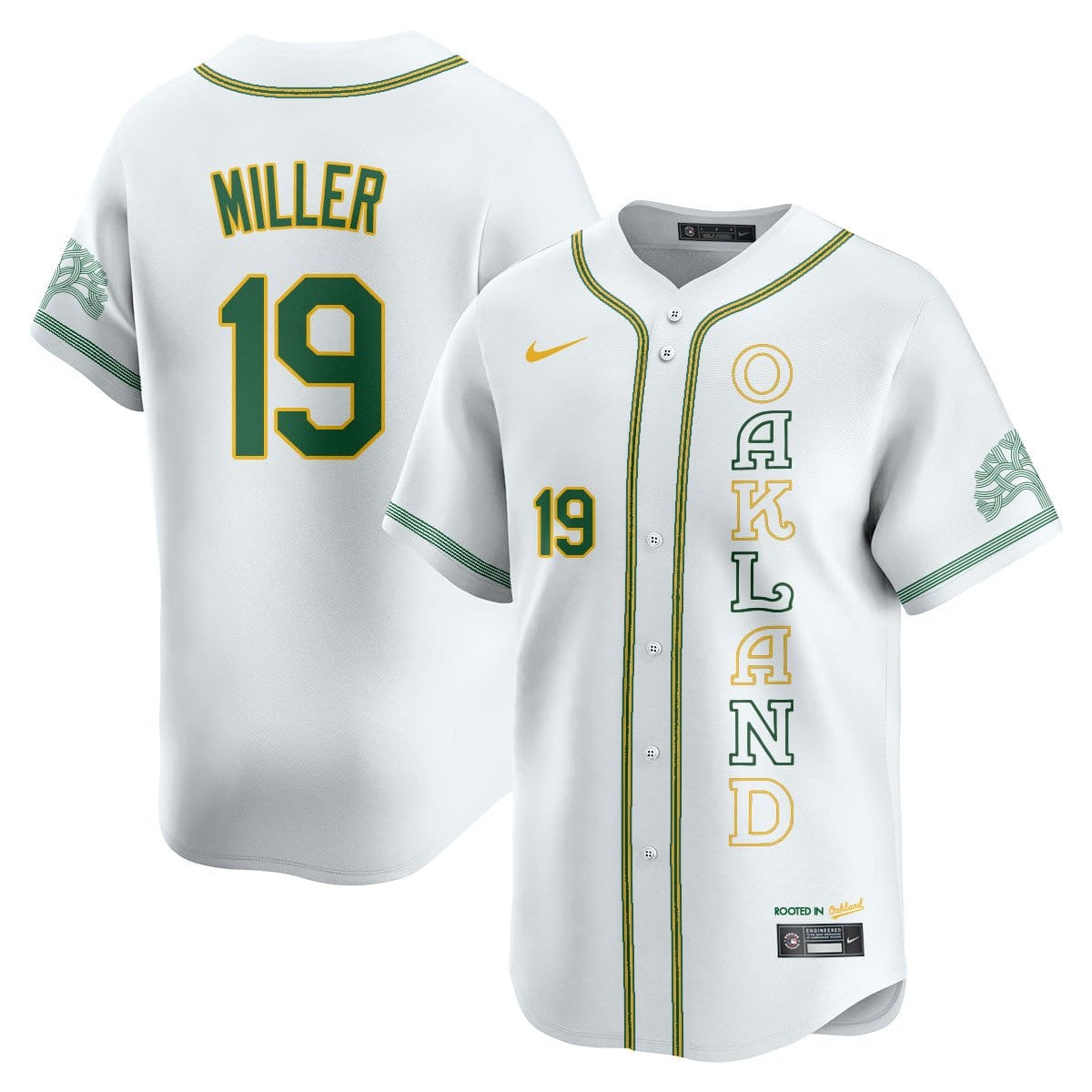 Oakland Athletics City Connect Concept Jersey - All Stitched - Image 34