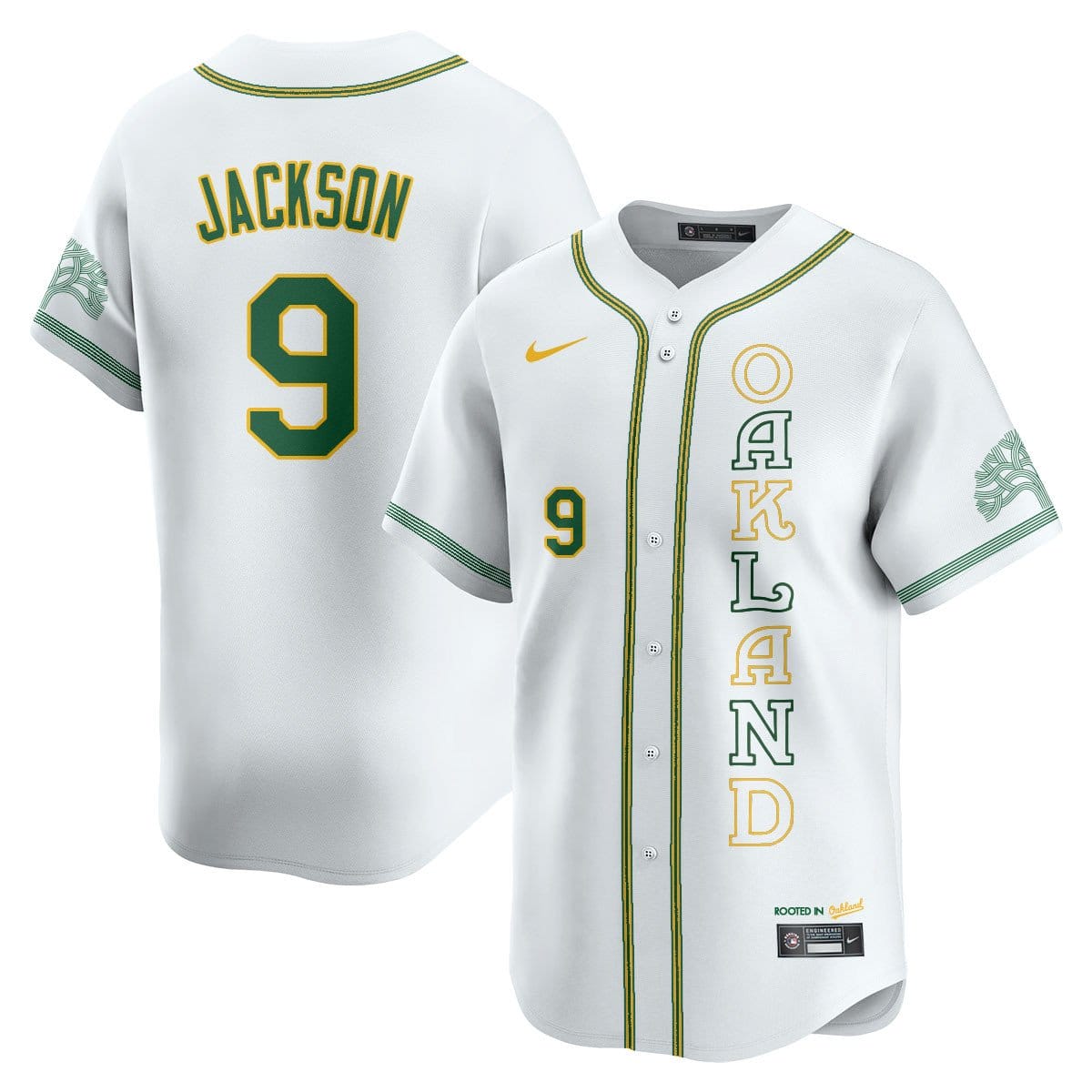 Oakland Athletics City Connect Concept Jersey - All Stitched - Image 30