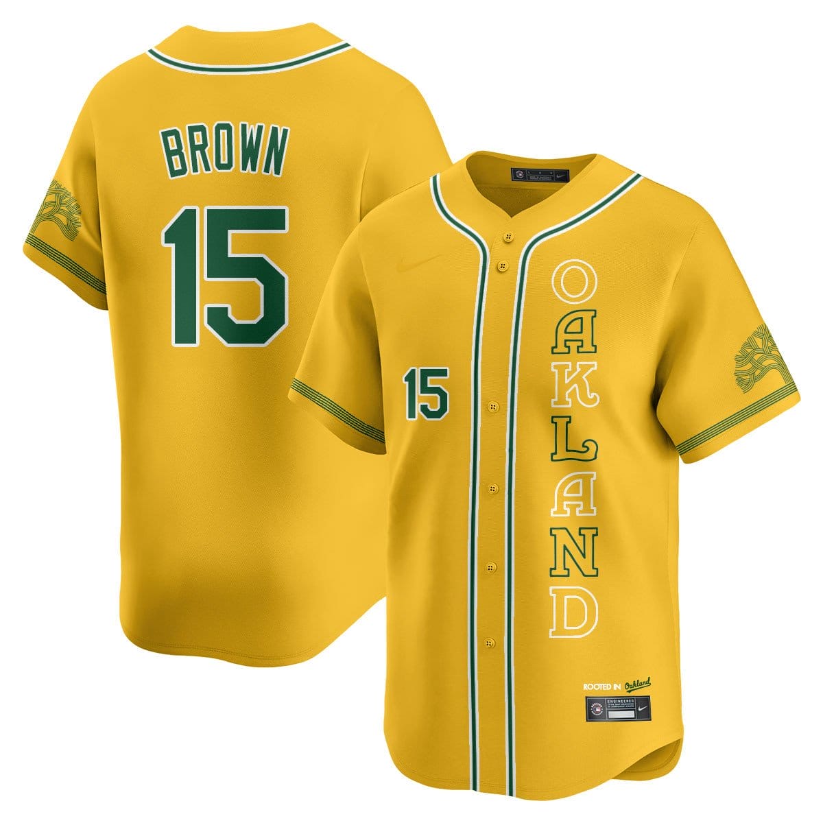 Oakland Athletics City Connect Concept Jersey - All Stitched - Image 46