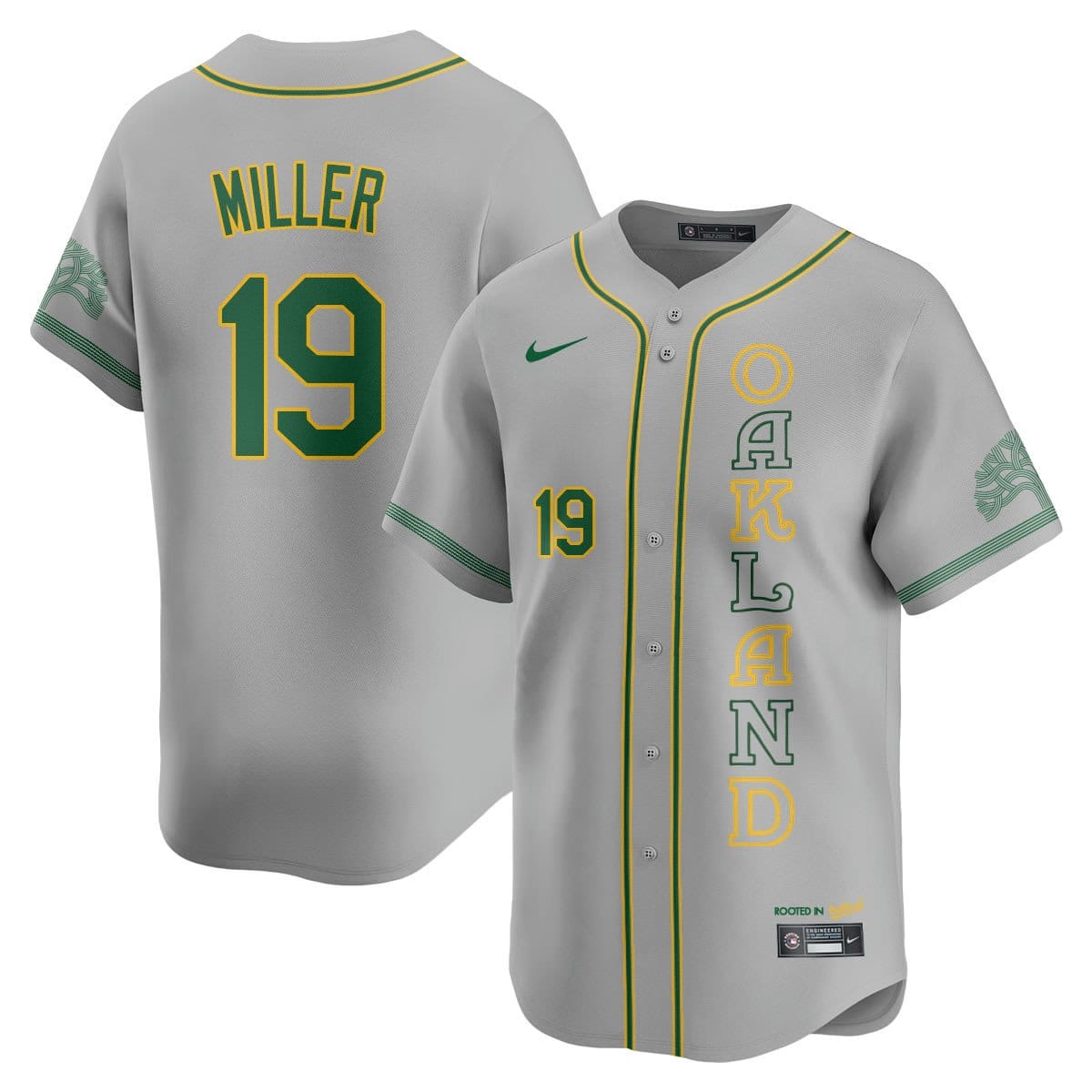 Oakland Athletics City Connect Concept Jersey - All Stitched - Image 62