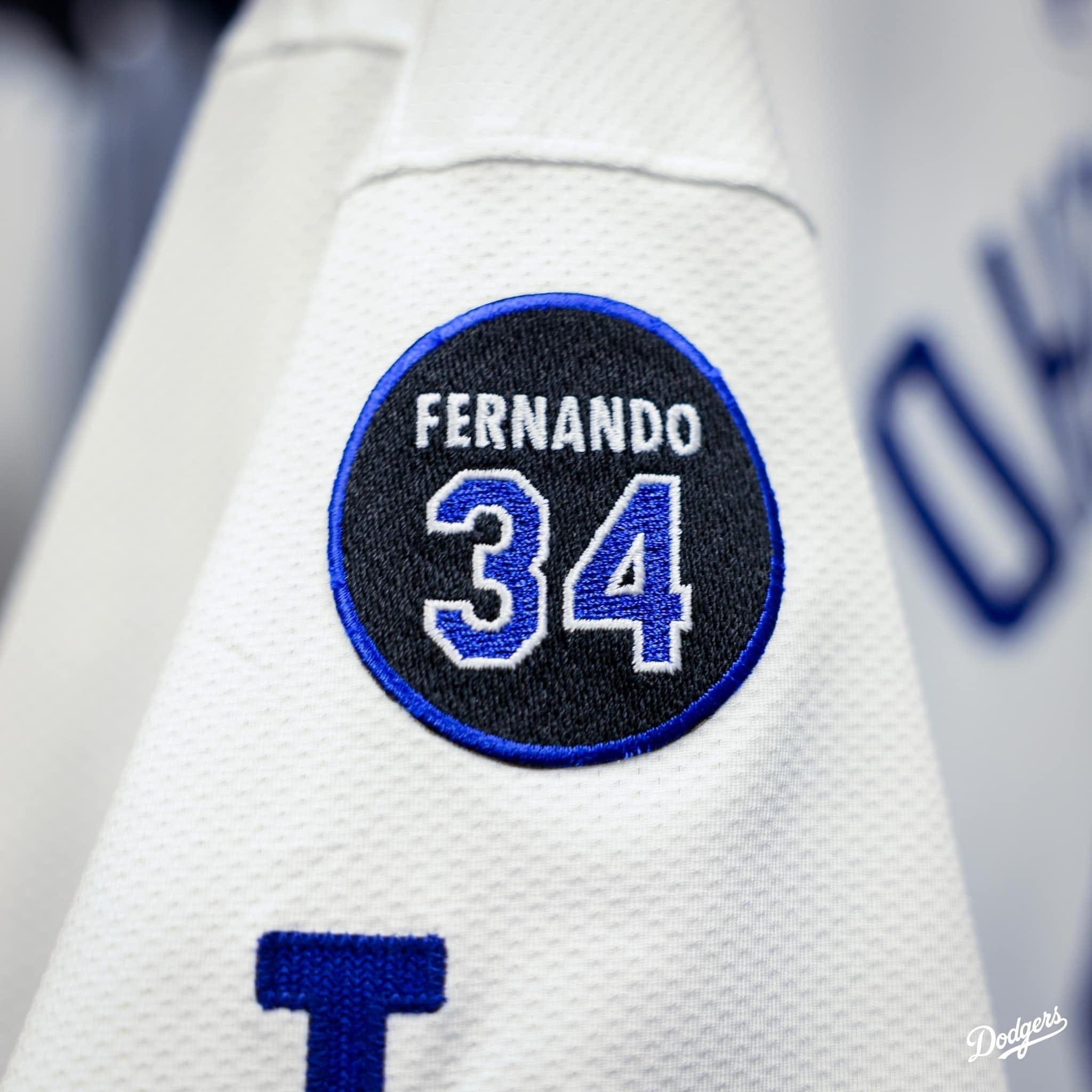 Dodgers Fernando Valenzuela Memorial Custom Jersey - All Stitched - Image 2