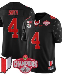 Ohio State Buckeyes 2024 Rose Bowl Champions Jersey - All Stitched
