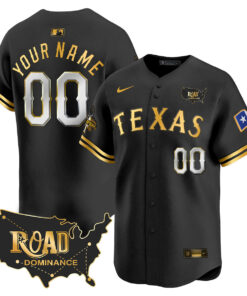Rangers 2024 Road Dominance Limited Custom Jersey TLA - All Stitched