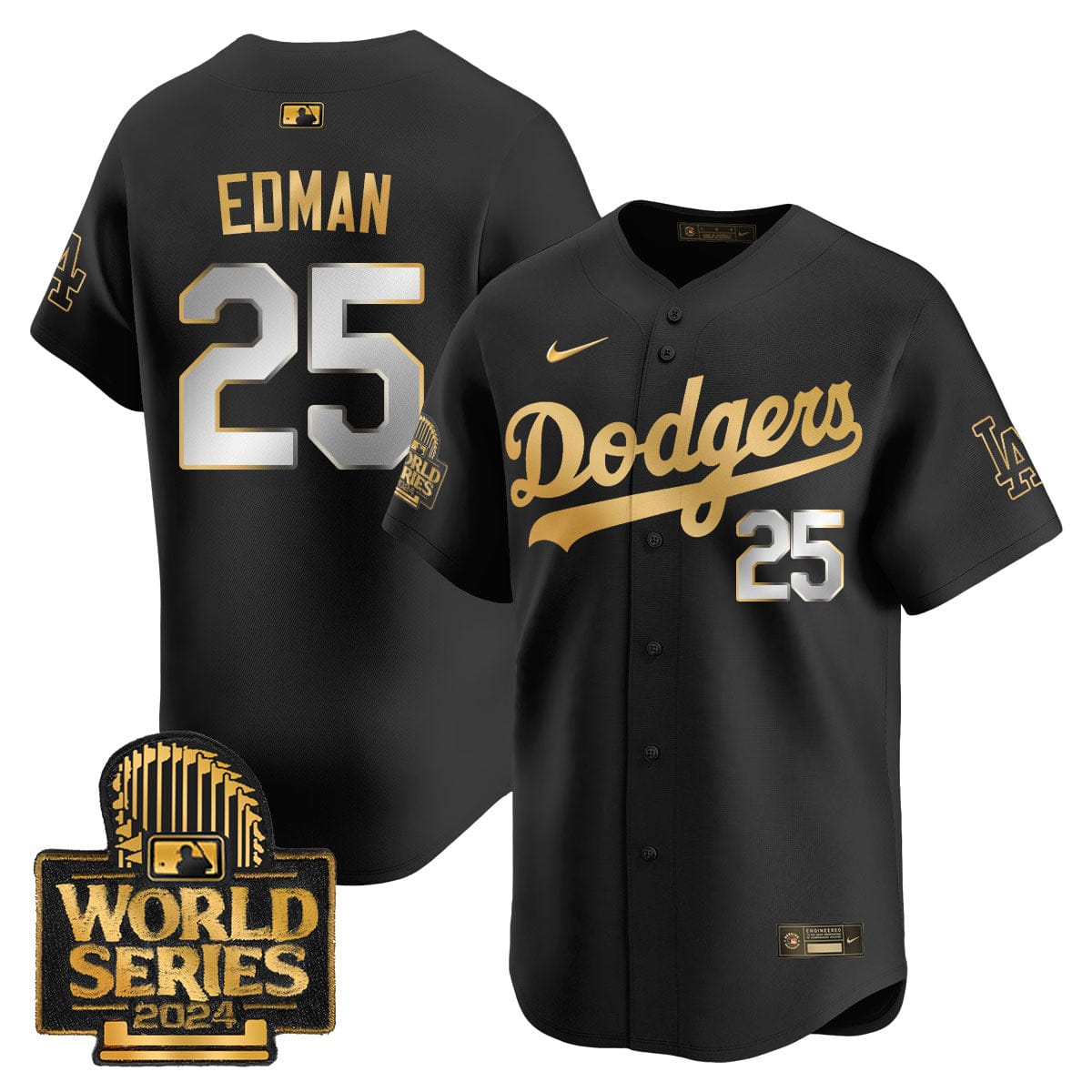 Los Angeles Dodgers World Series 2024 Jersey - All Stitched - Image 40