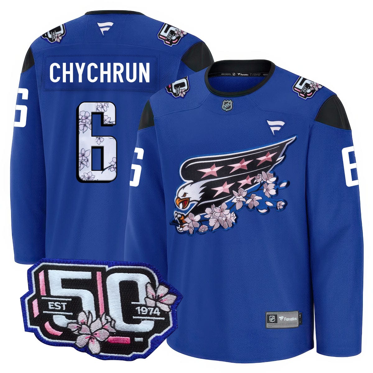 Washington Capitals 50th Anniversary Premium Jersey - All Stitched - Image 19