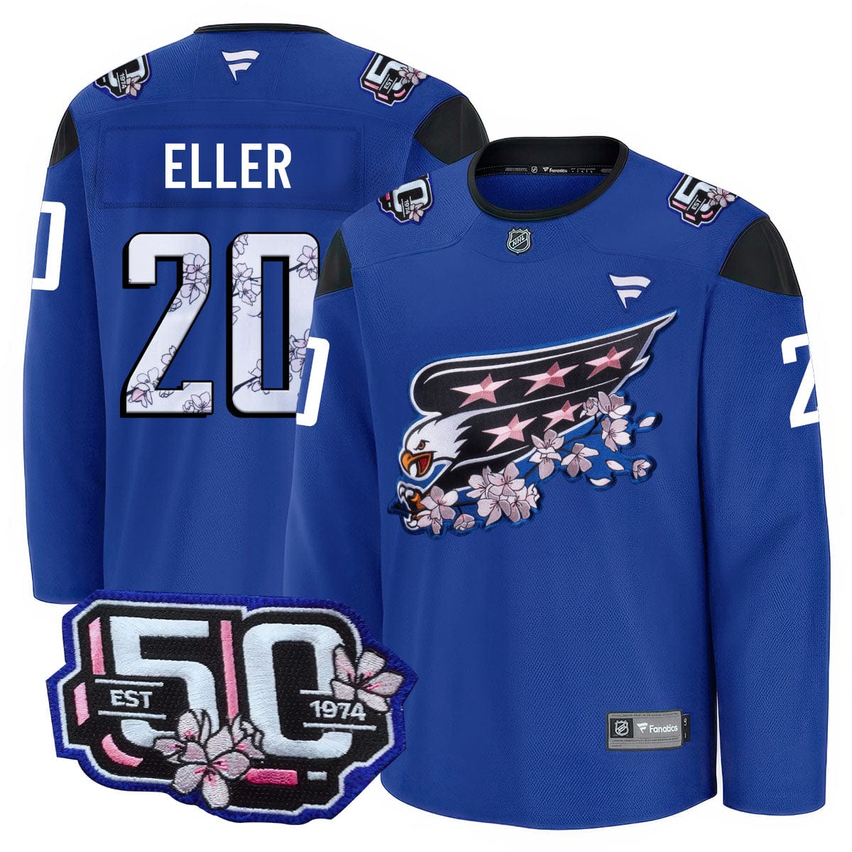 Washington Capitals 50th Anniversary Premium Jersey - All Stitched - Image 20