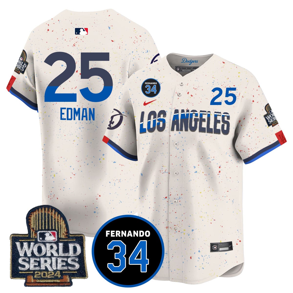 Dodgers Fernando Valenzuela Memorial Jersey - All Stitched - Image 37