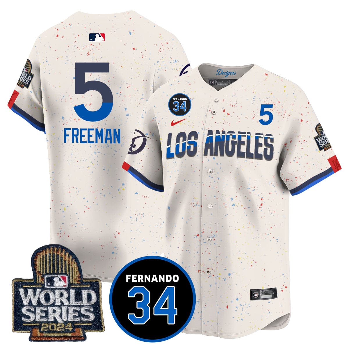 Dodgers Fernando Valenzuela Memorial Jersey - All Stitched - Image 38
