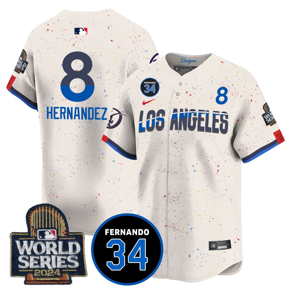 Dodgers Fernando Valenzuela Memorial Jersey - All Stitched - Image 39