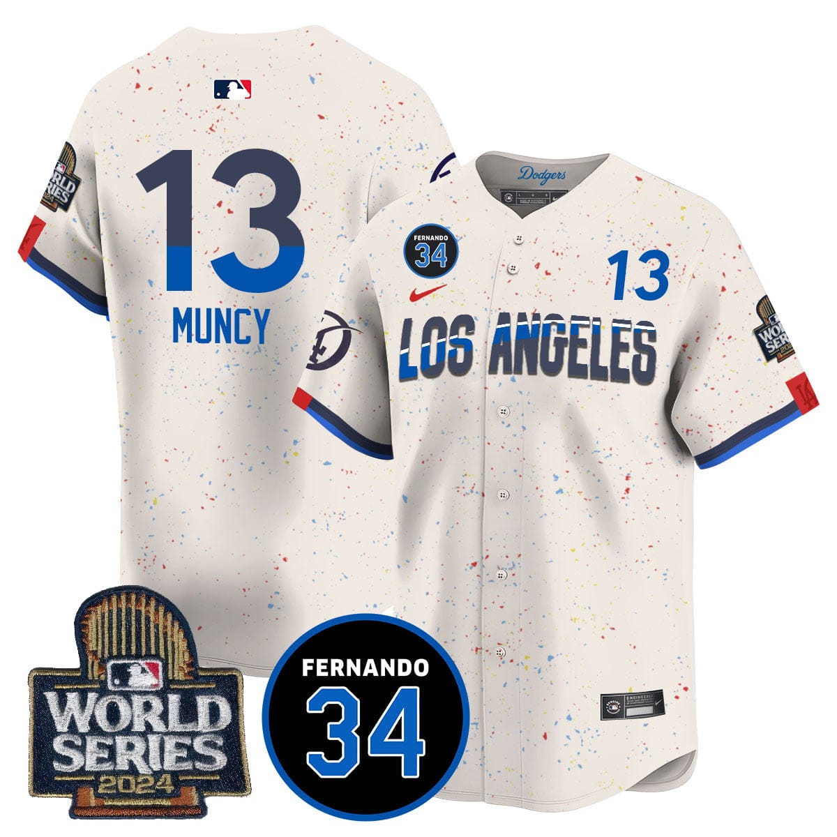 Dodgers Fernando Valenzuela Memorial Jersey - All Stitched - Image 40