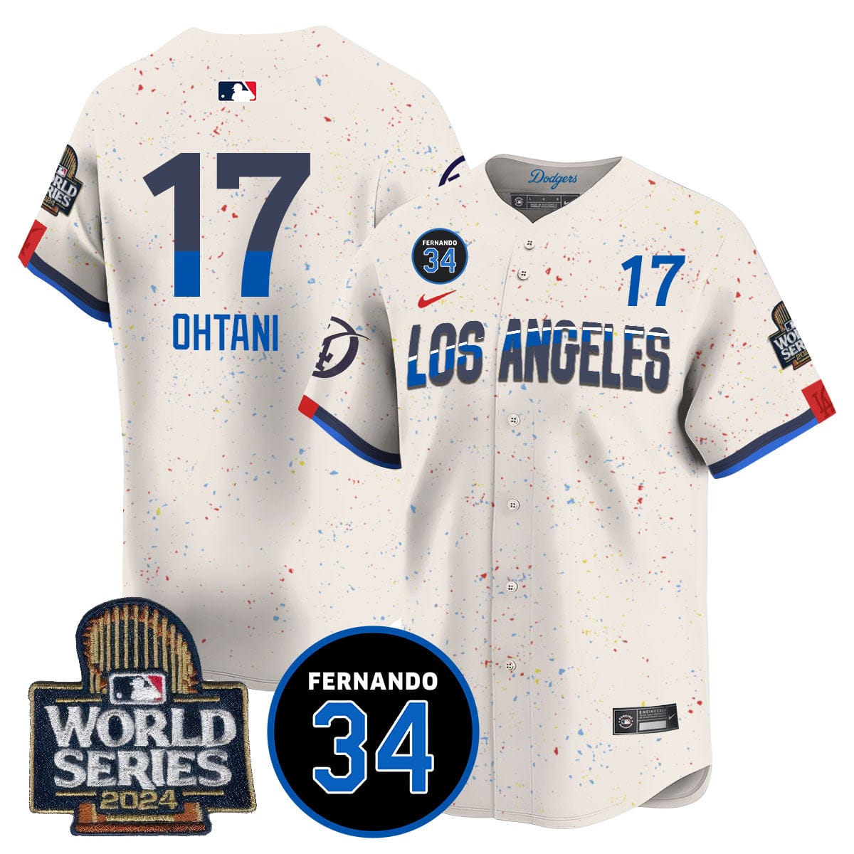Dodgers Fernando Valenzuela Memorial Jersey - All Stitched - Image 41