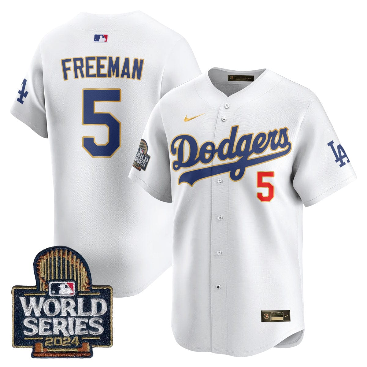 Los Angeles Dodgers World Series 2024 Jersey - All Stitched - Image 26