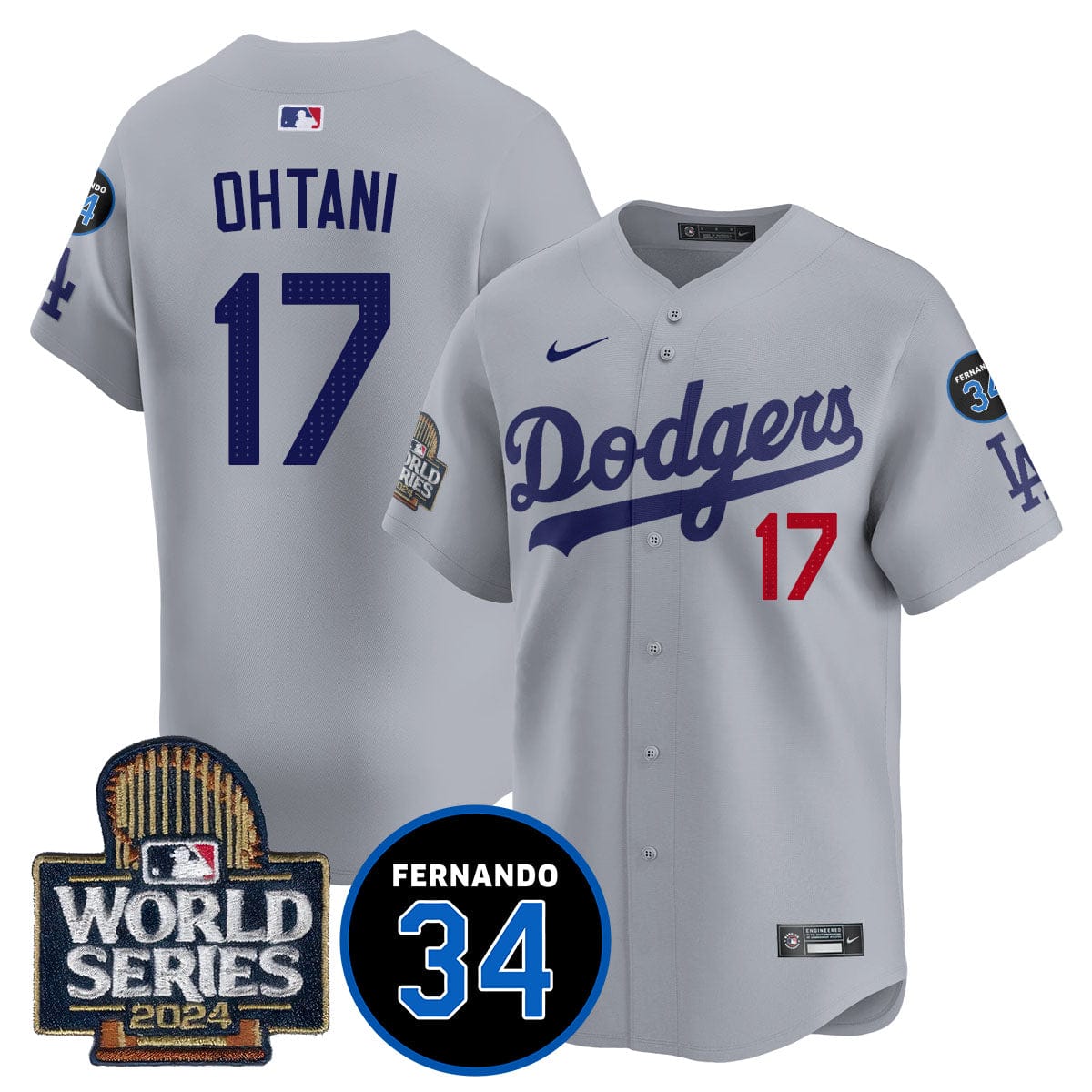 Dodgers Fernando Valenzuela Memorial Jersey - All Stitched - Image 49