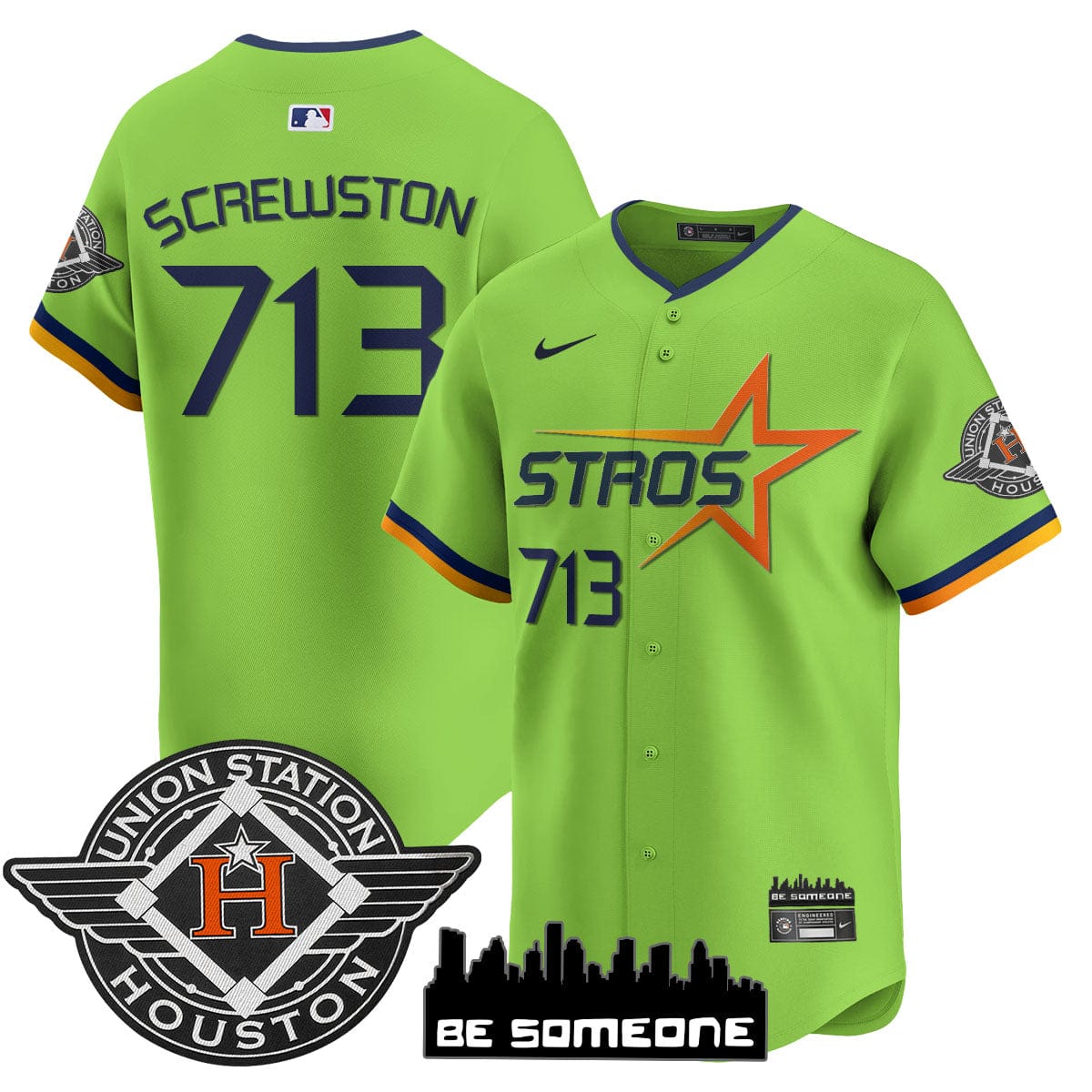 Houston Astros 2025 City Connect Vapor Premier Limited Jersey - All Stitched - Image 29
