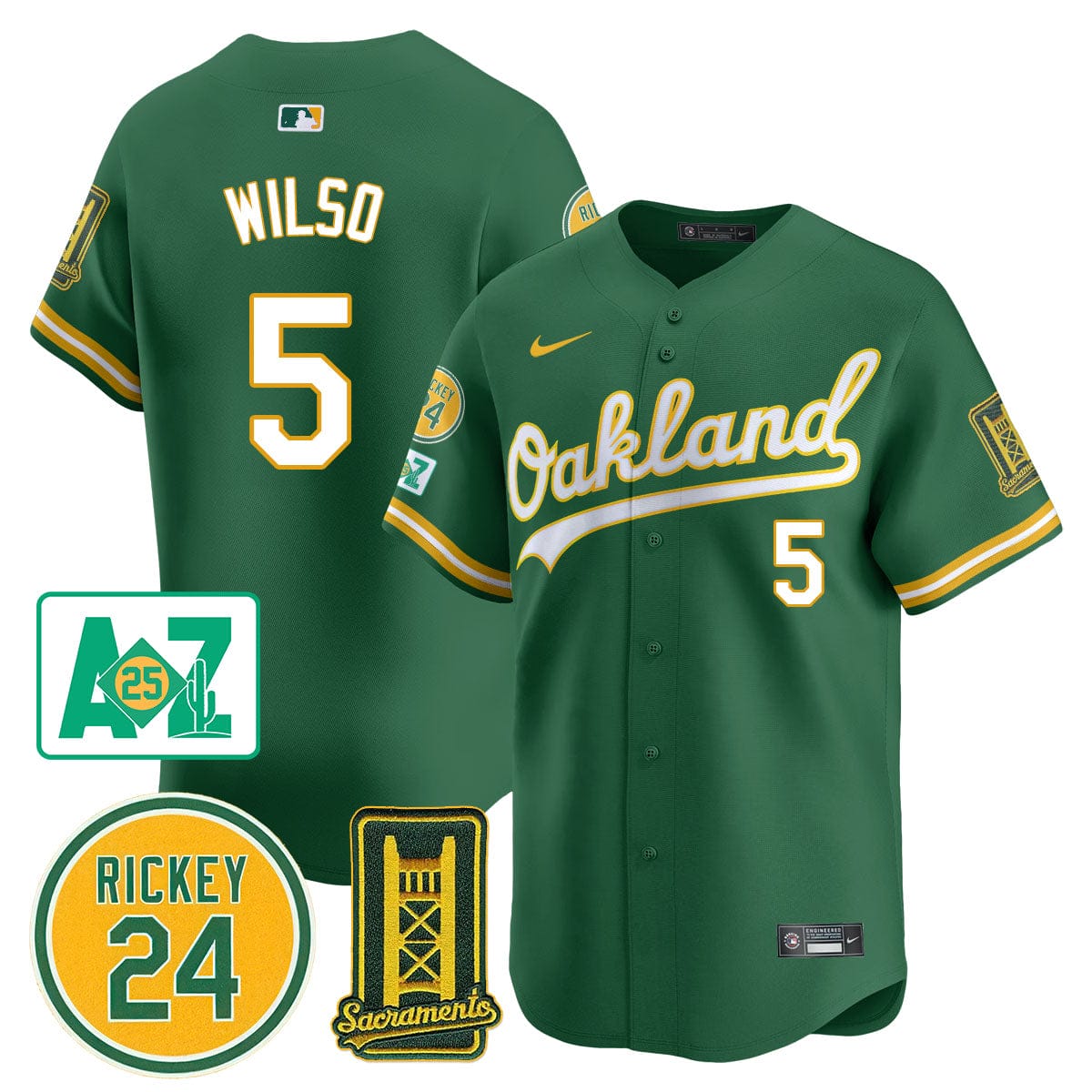 Oakland Athletics 2025 Sacramento, Rickey Henderson Jersey - All Stitched - Image 5