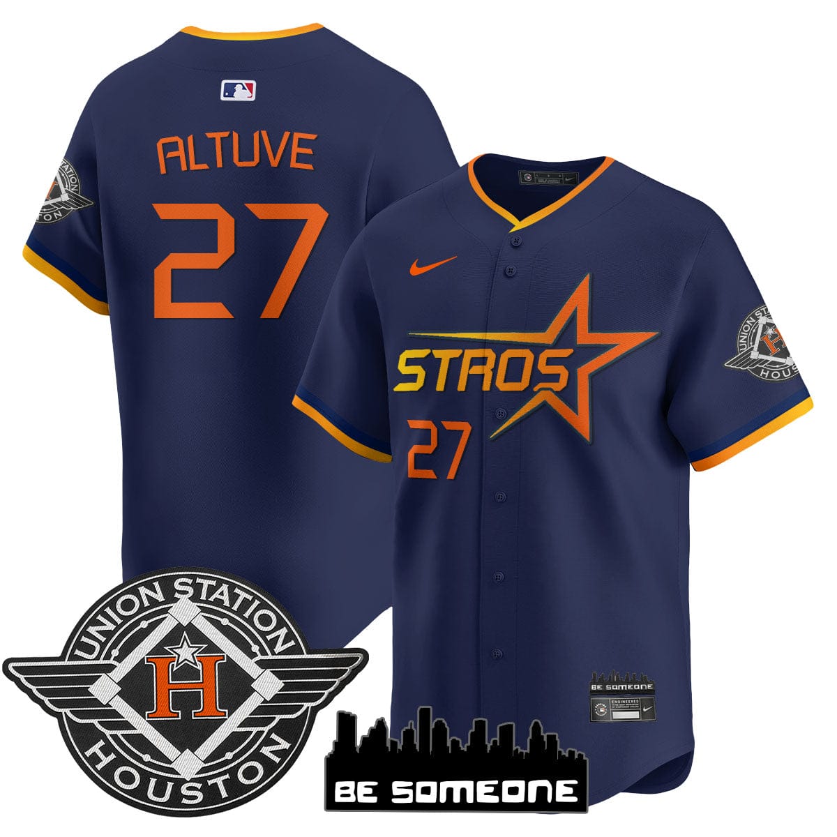 Houston Astros 2025 City Connect Vapor Premier Limited Jersey - All Stitched - Image 9