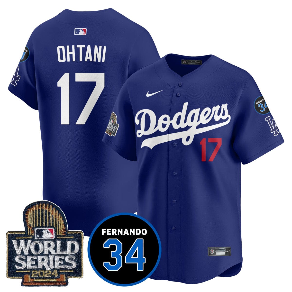 Dodgers Fernando Valenzuela Memorial Jersey - All Stitched - Image 7
