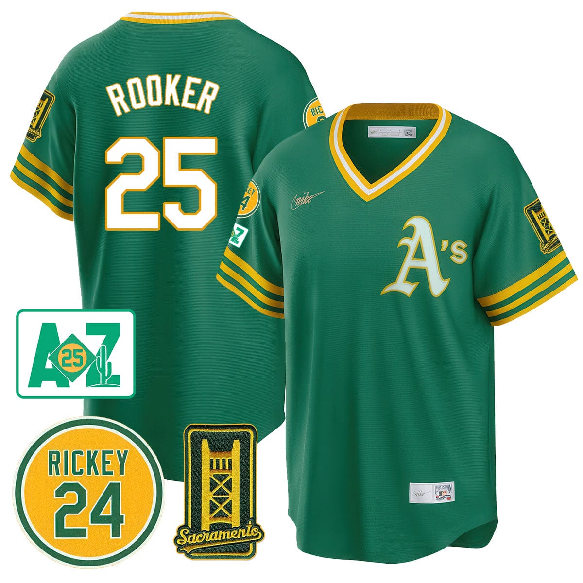 Oakland Athletics 2025 Sacramento, Rickey Henderson Jersey - All Stitched - Image 28