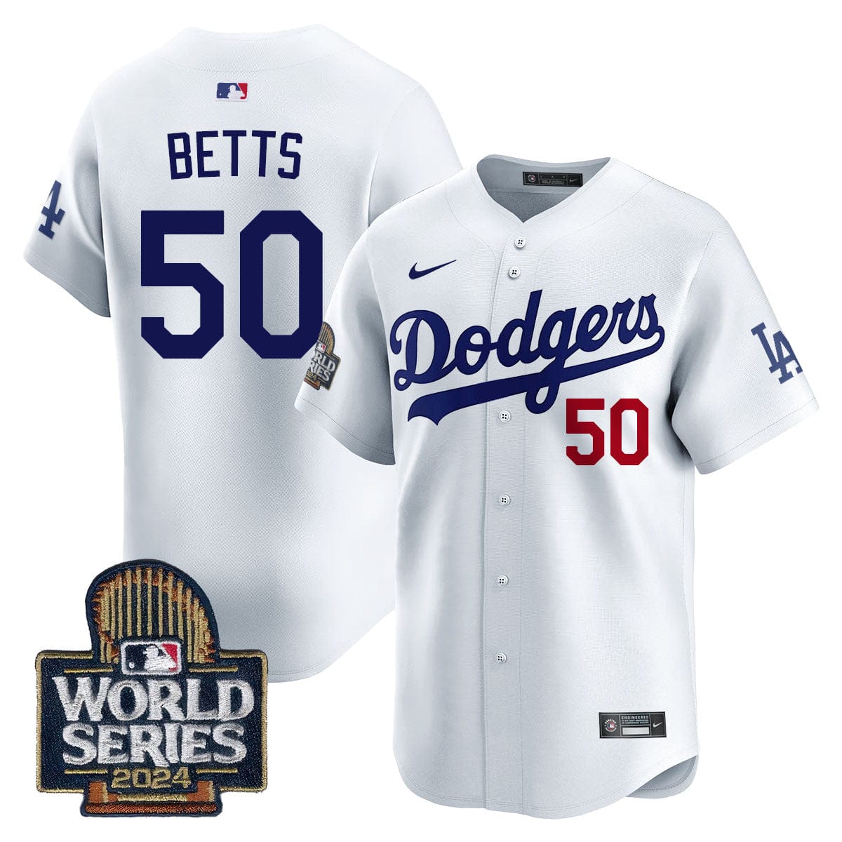 Los Angeles Dodgers World Series 2024 Jersey - All Stitched - Image 12